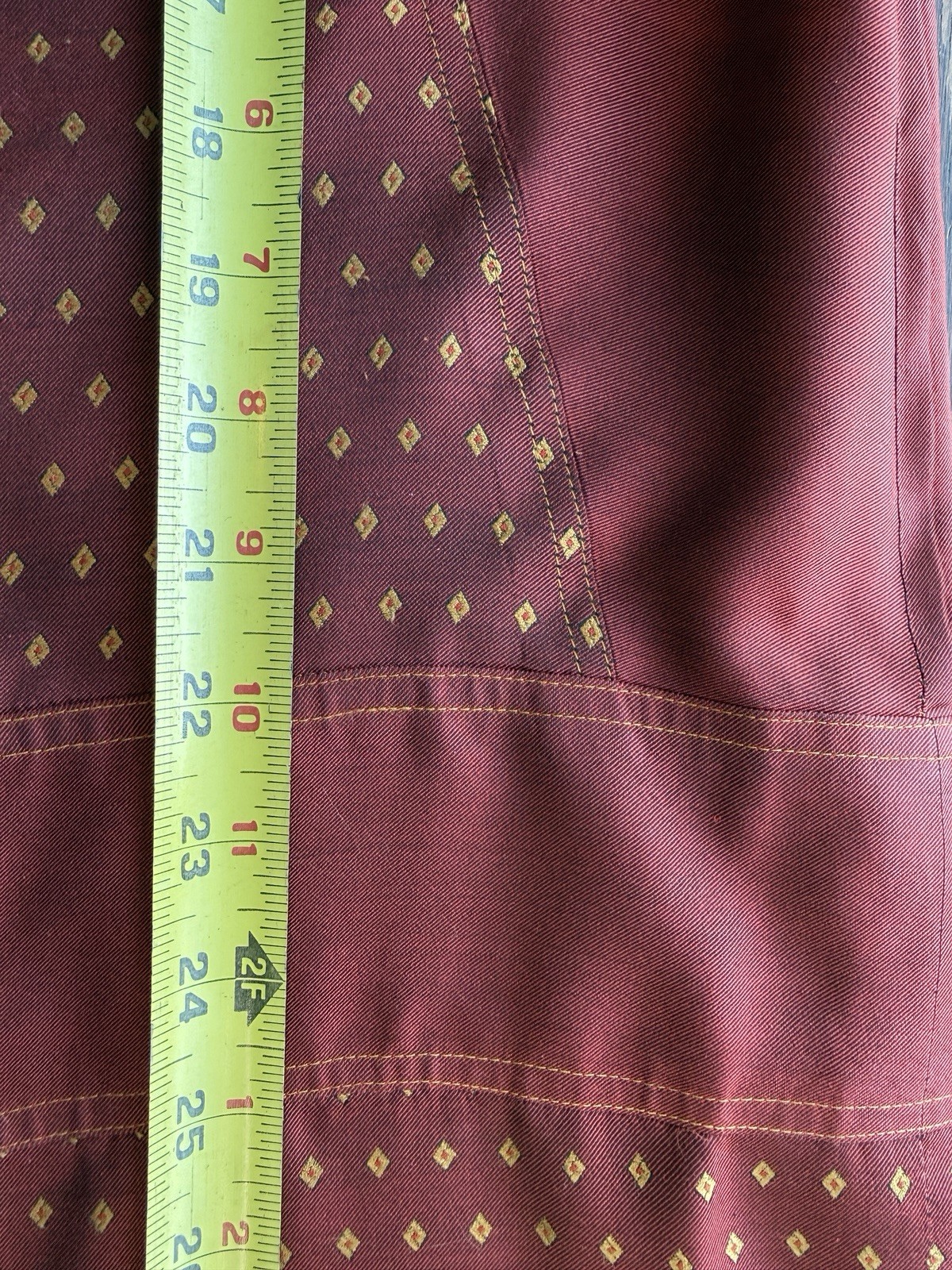 Christyne Forti Vintage Midi 100% Silk Red Dress Women’s Size 12 Lining 1980s