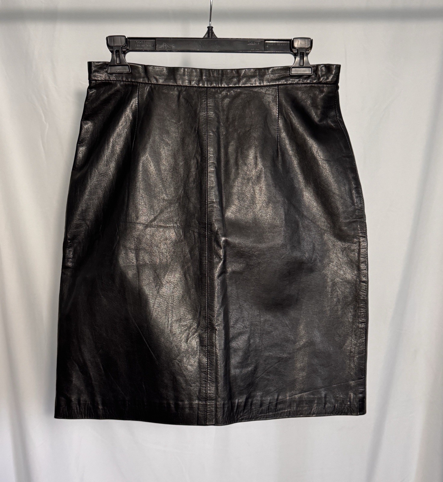 Vintage 1980’s Michael Hoban North Beach Leather Black Skirt 11/12