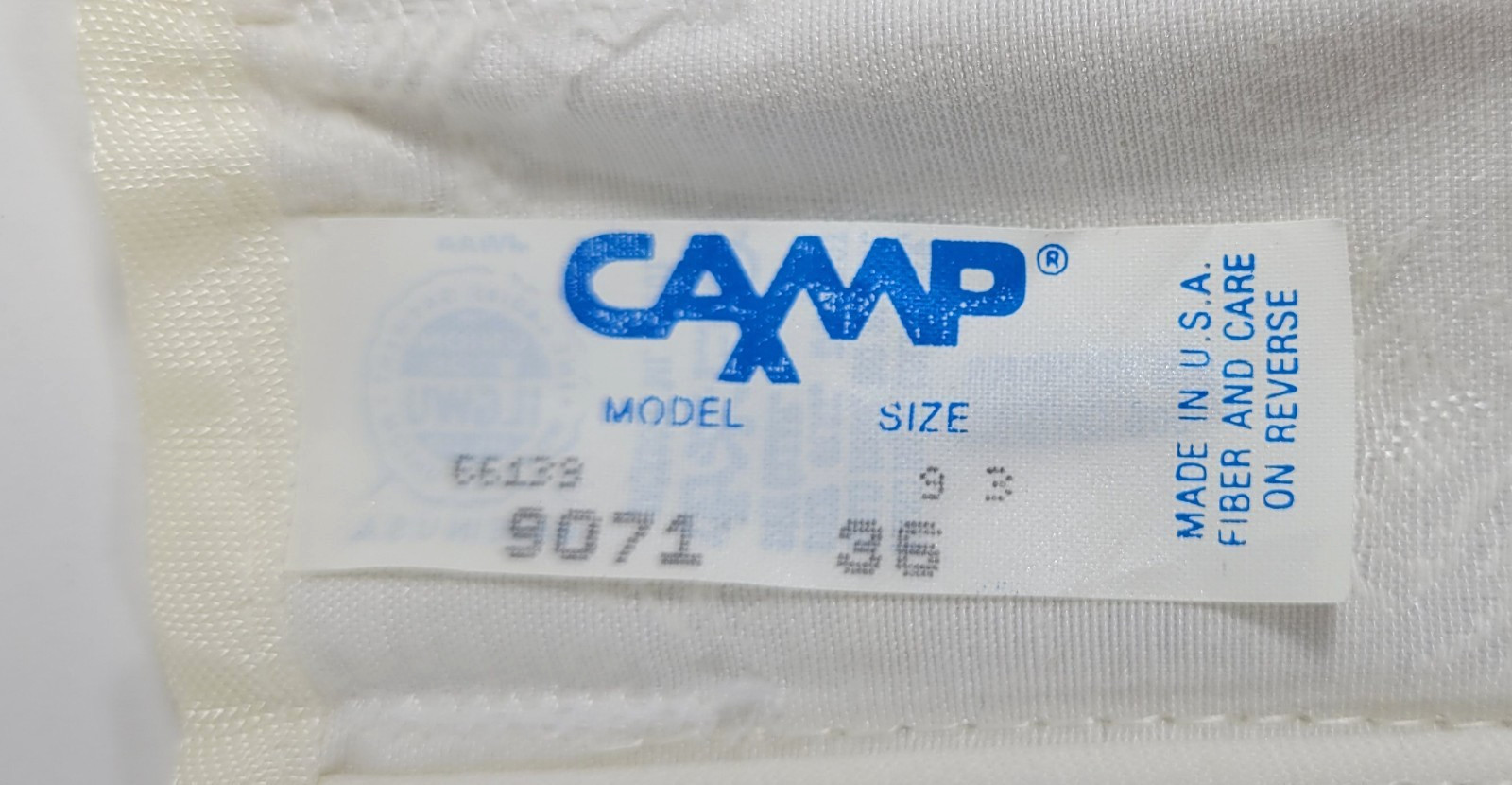 Camp Woman’s 9071 Vintage Lumbosacral Support Corset / Girdle Size 36 Hips