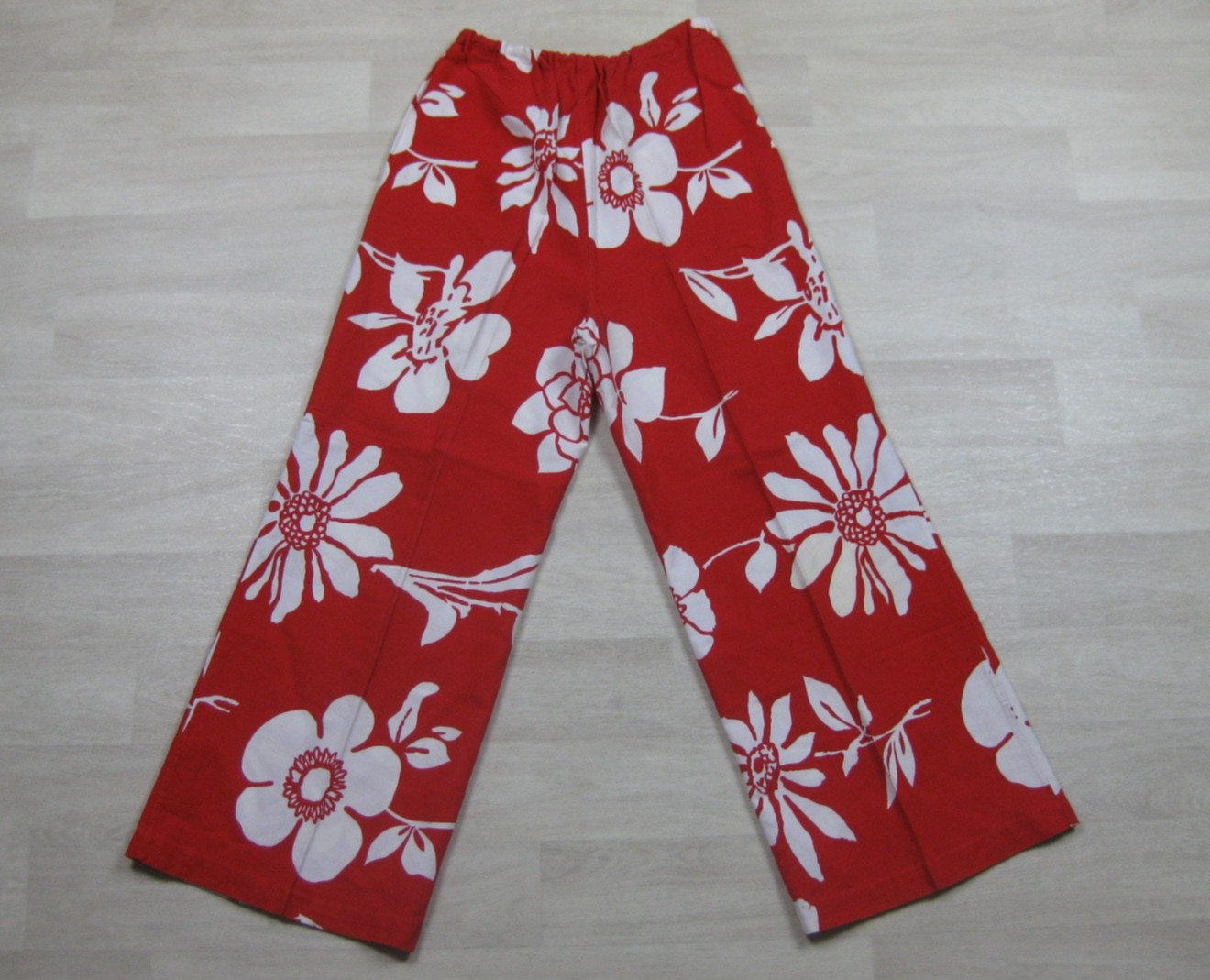 Vintage 70s Sears At Home Wear 2 Piece Set (M/L) Hawaiian Floral Pants Tunic