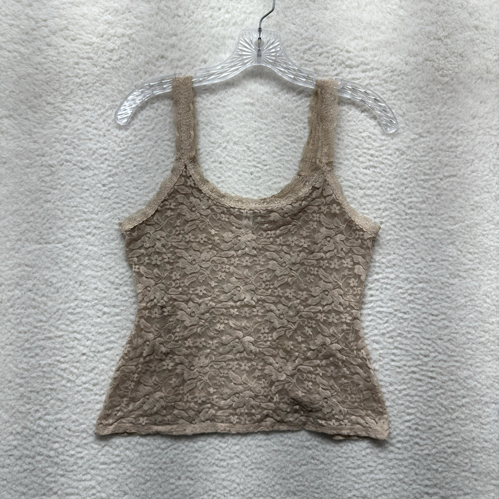 Y2K Vintage Gilligan & O’Malley Camisole Tank Top Medium Lace Boho Fairy Grunge
