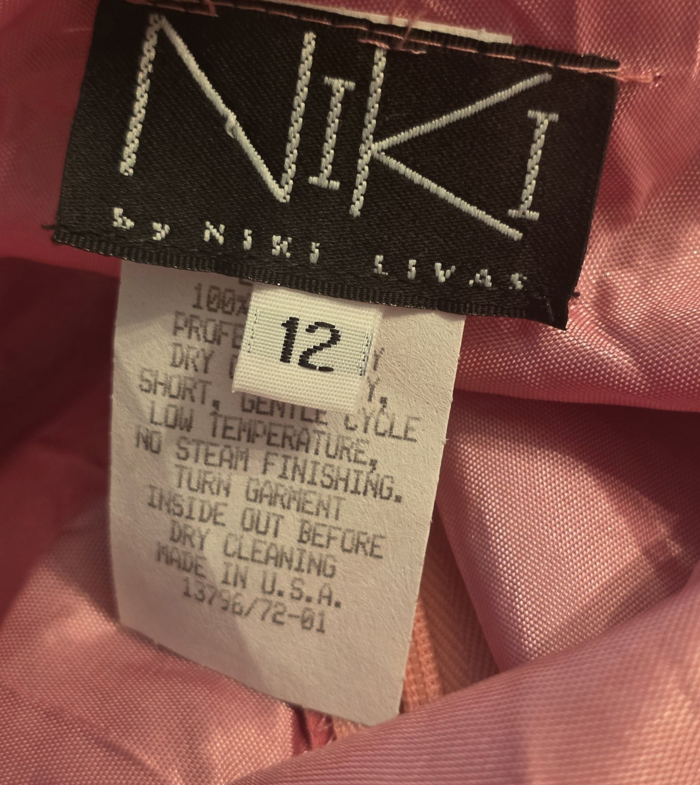 Y2K Niki Livas Slip Dress Sz 12 Cowl Neck Shear Overlay Gown Whimsigoth Fairy