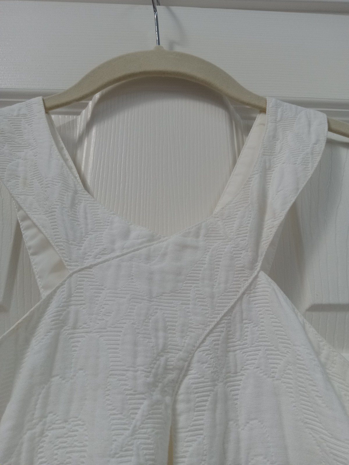 VTG Sonia Rykiel White Cotton Elegant Dress Excellent Condition