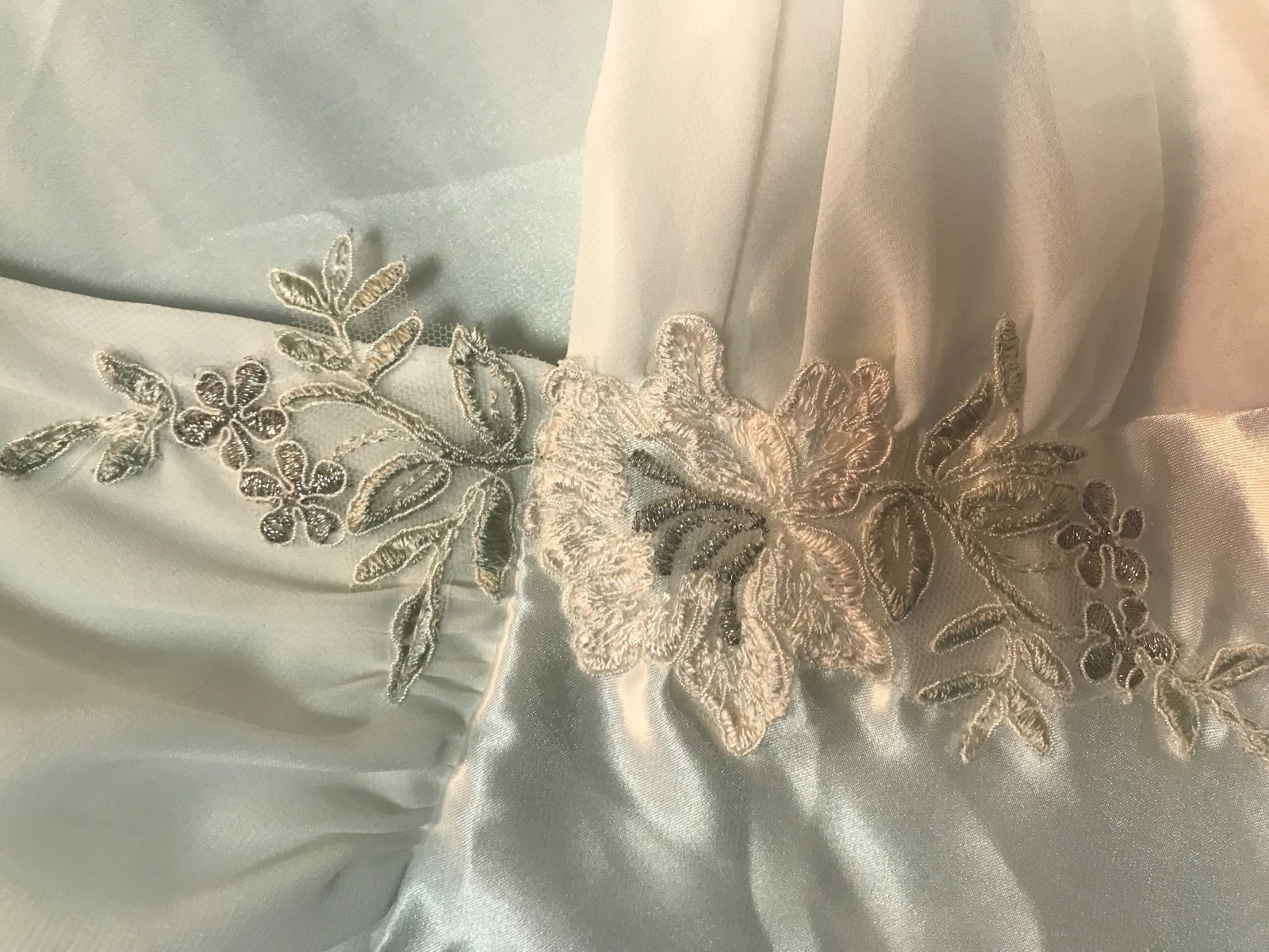 Blossom Intimates Nightgown Peignoir Bridal Size SM S Layla Sissy Second Skin