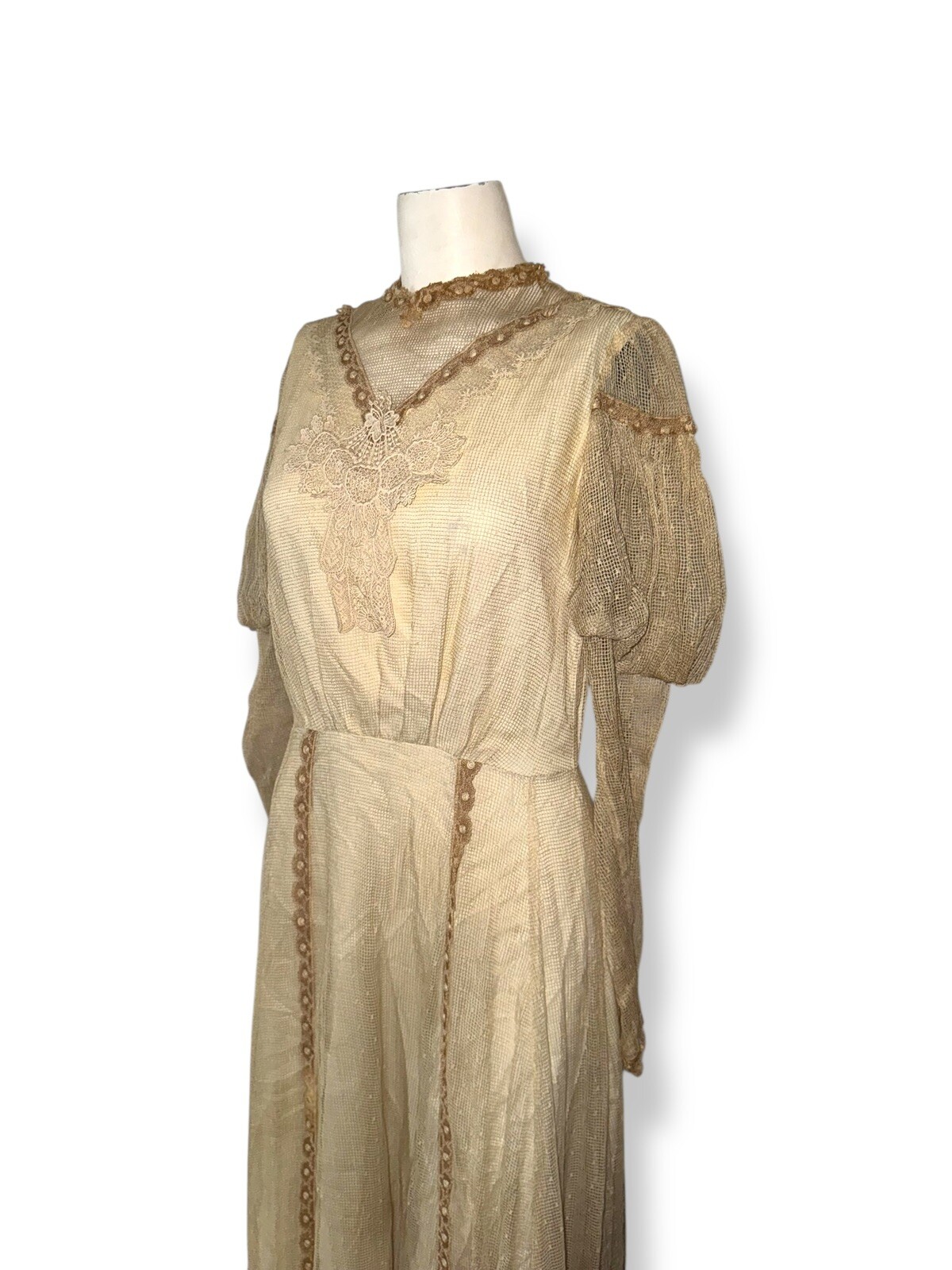 vintage COUNTRY ELEGANCE by Susan Lane Victorian Lace Dress size 10