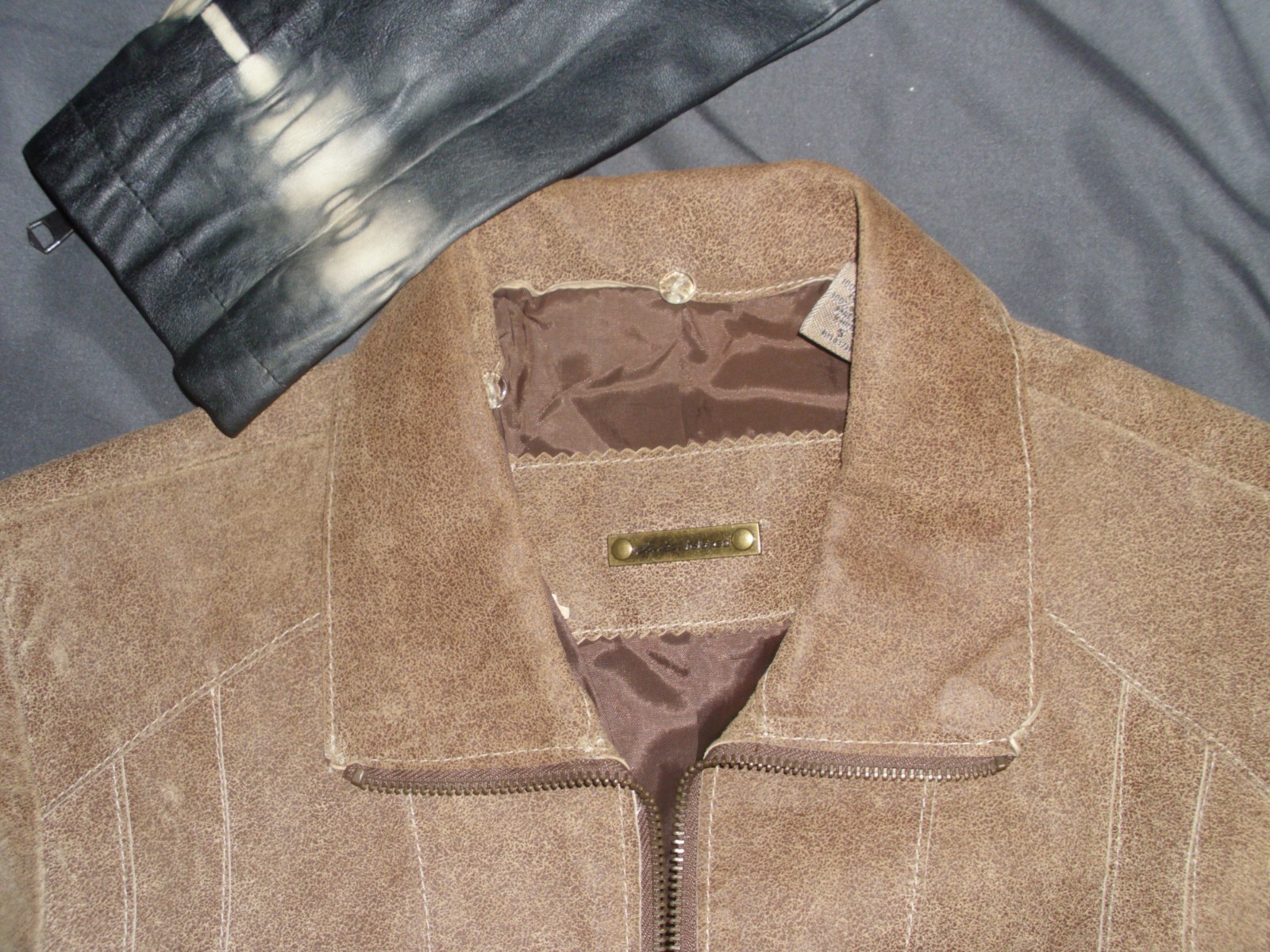 Lot of 3 Vintage Mont.Ward Orlon Acrylic Swet.Rock & Republic, i e Leather Coats