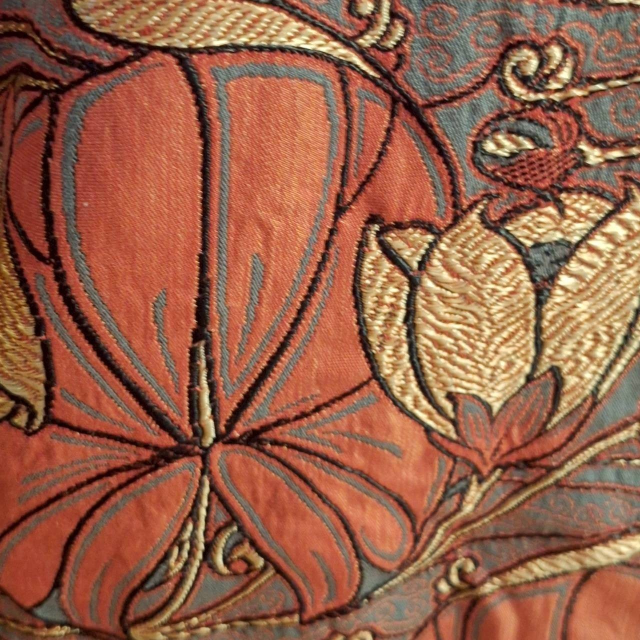 Vintage 80s/90s Jacquard Brocade Jacket Art Nouveau – Showroom Single, New