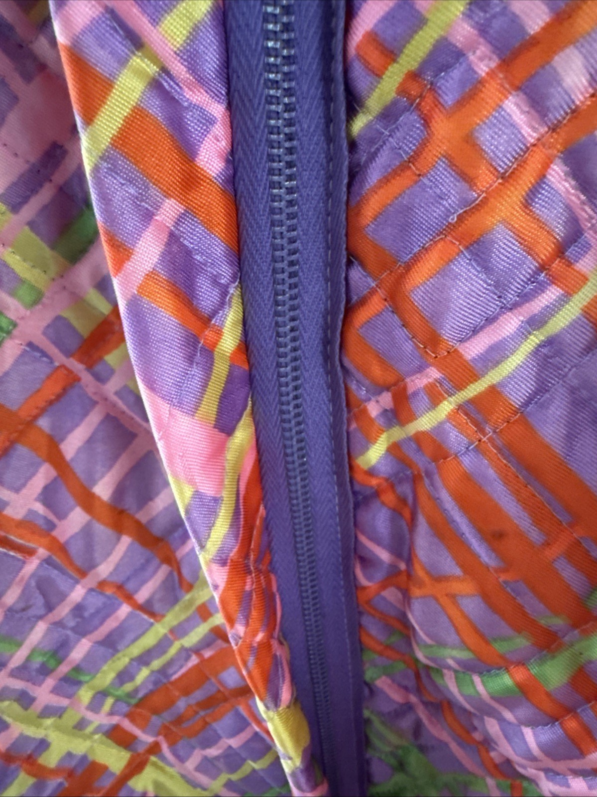 At Home Wear Van Raalte 1970s Quilted Housecoat Bathrobe Nightgown
