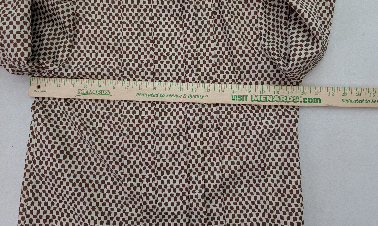 Vintage 70s 80s Women’s Top Blouse Size 10 Executive Dressing Pleated Brown