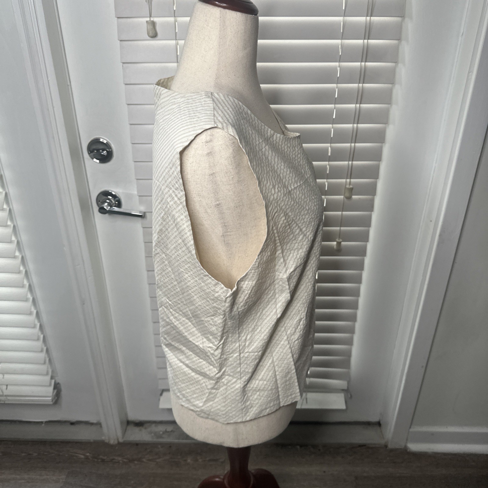 audrey Brand Cream Shirt Size 14