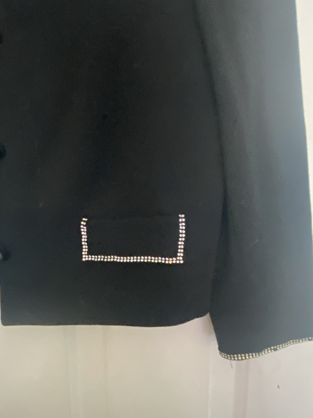 VTG,Butte Knit, Late 60’s Early 70’s Pure Virgin Wool Black Cardigan, SZ PL.