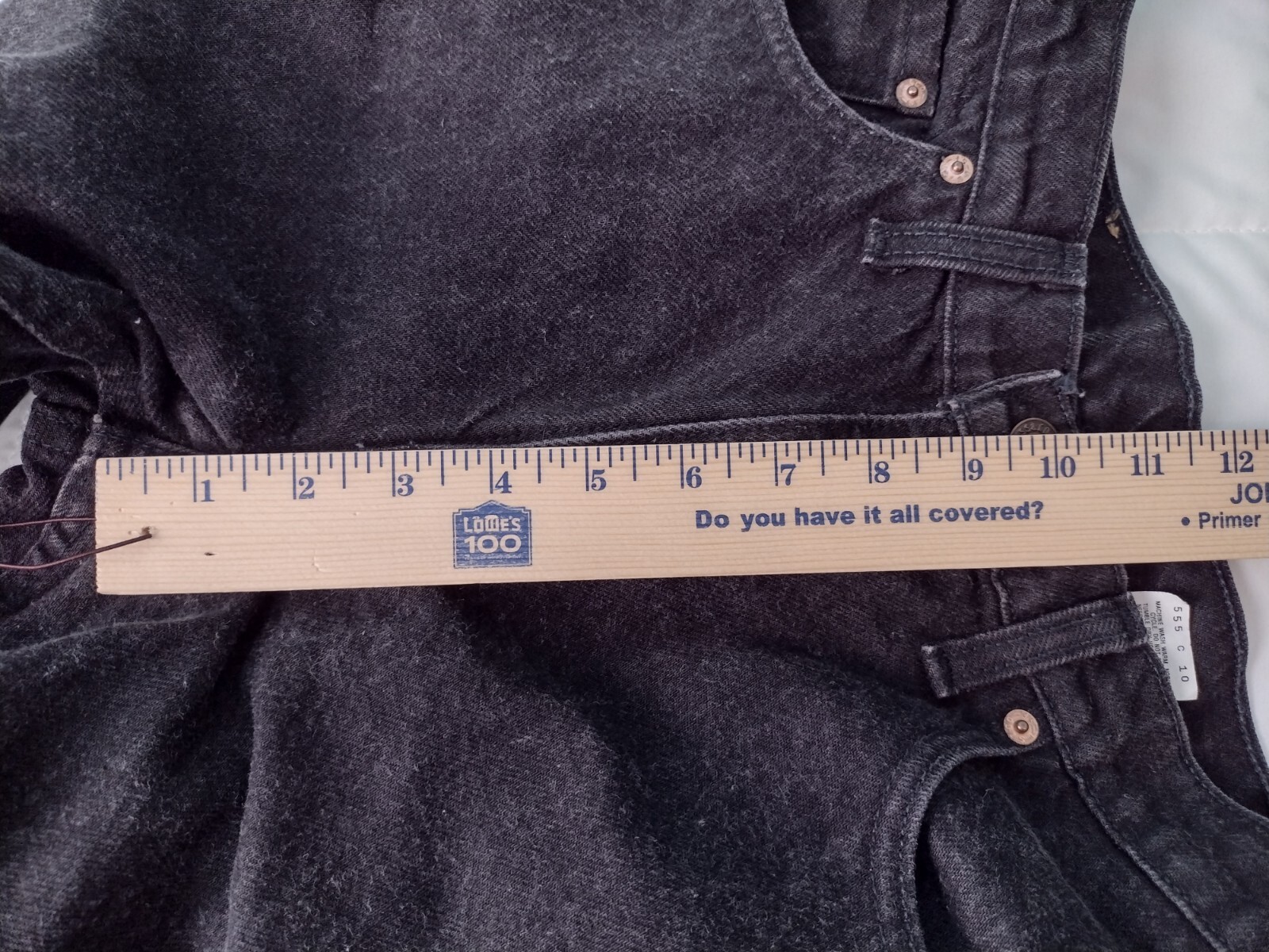 VTG Levis Black 550 Jeans Juniors 9 L Relaxed Fit Tapered Leg Actual 28 x 32