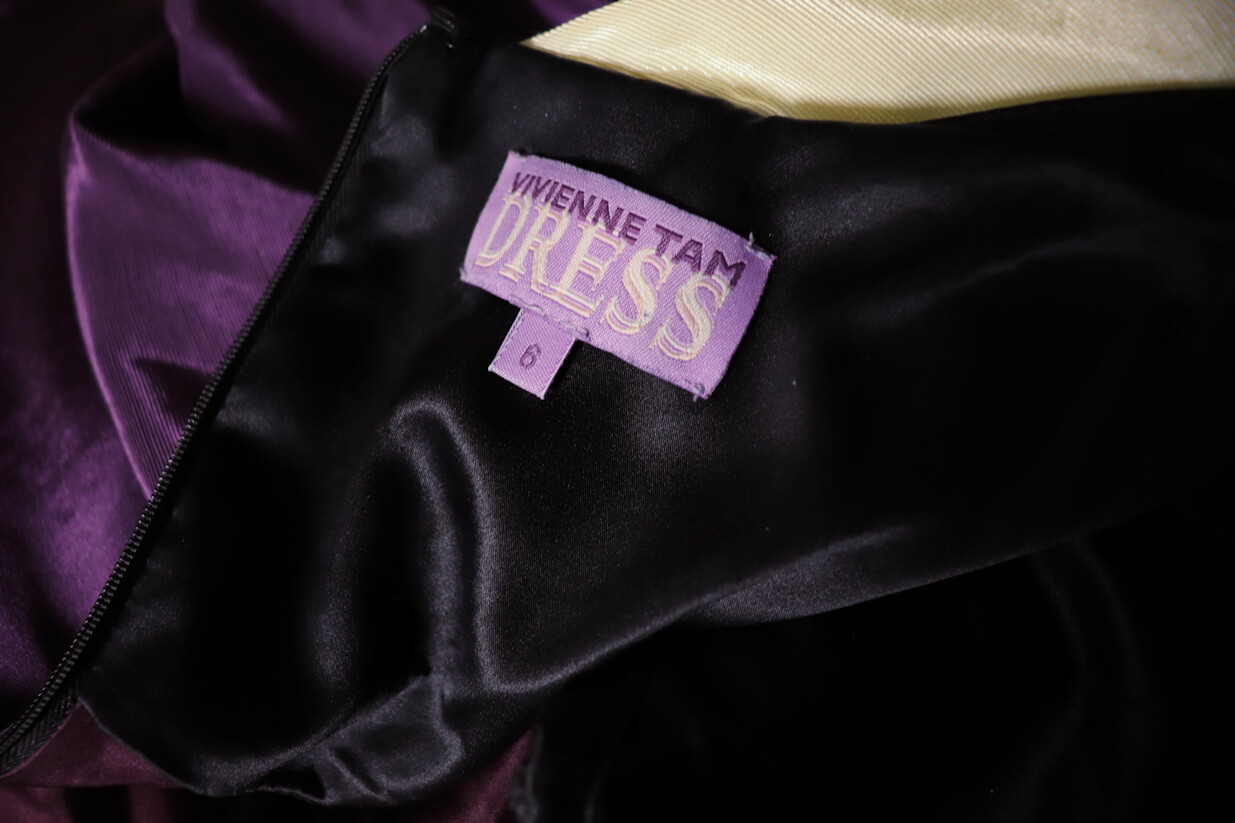 RARE! 90s Vivienne Tam Dress Vintage Vivienne Tam 6 Dress Designer Size 6 Medium