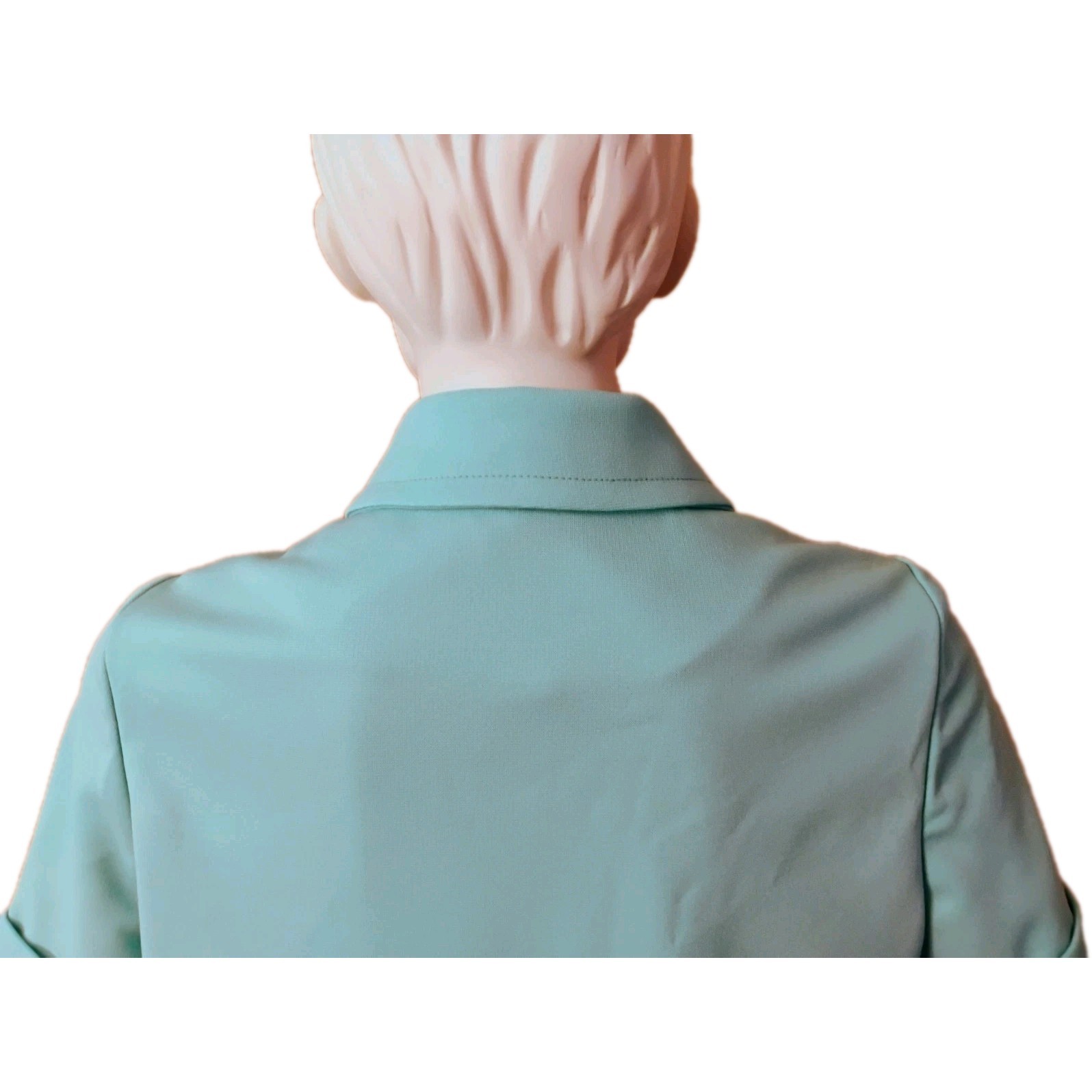 VTG 60’s „Devon” Sea Foam Green Double Knit Poly Mod Bell Bottom Pants Suit