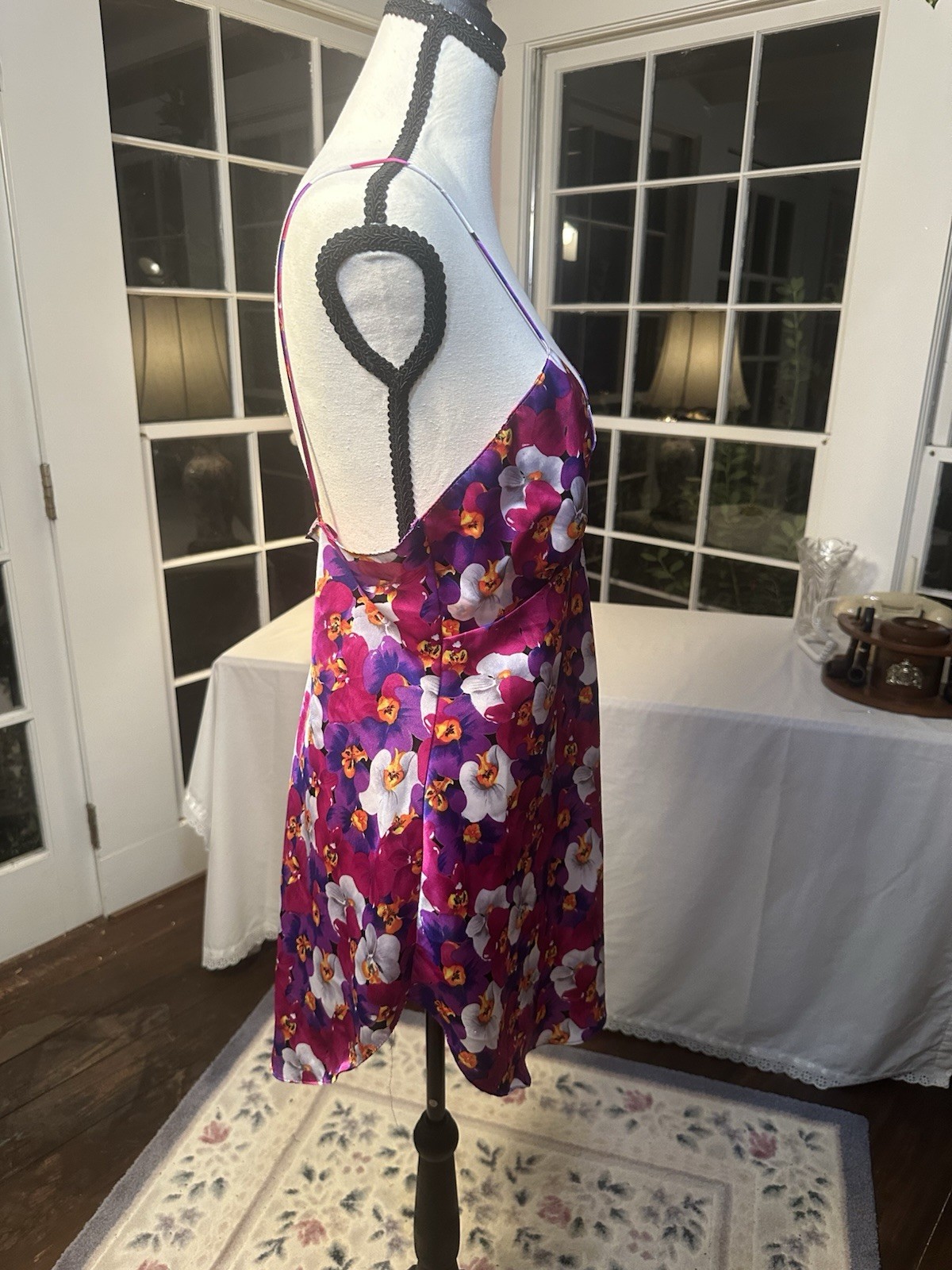 Vintage 90s Floral Nightgown Intimates Lingerie Negligee Pajamas Maryann’s