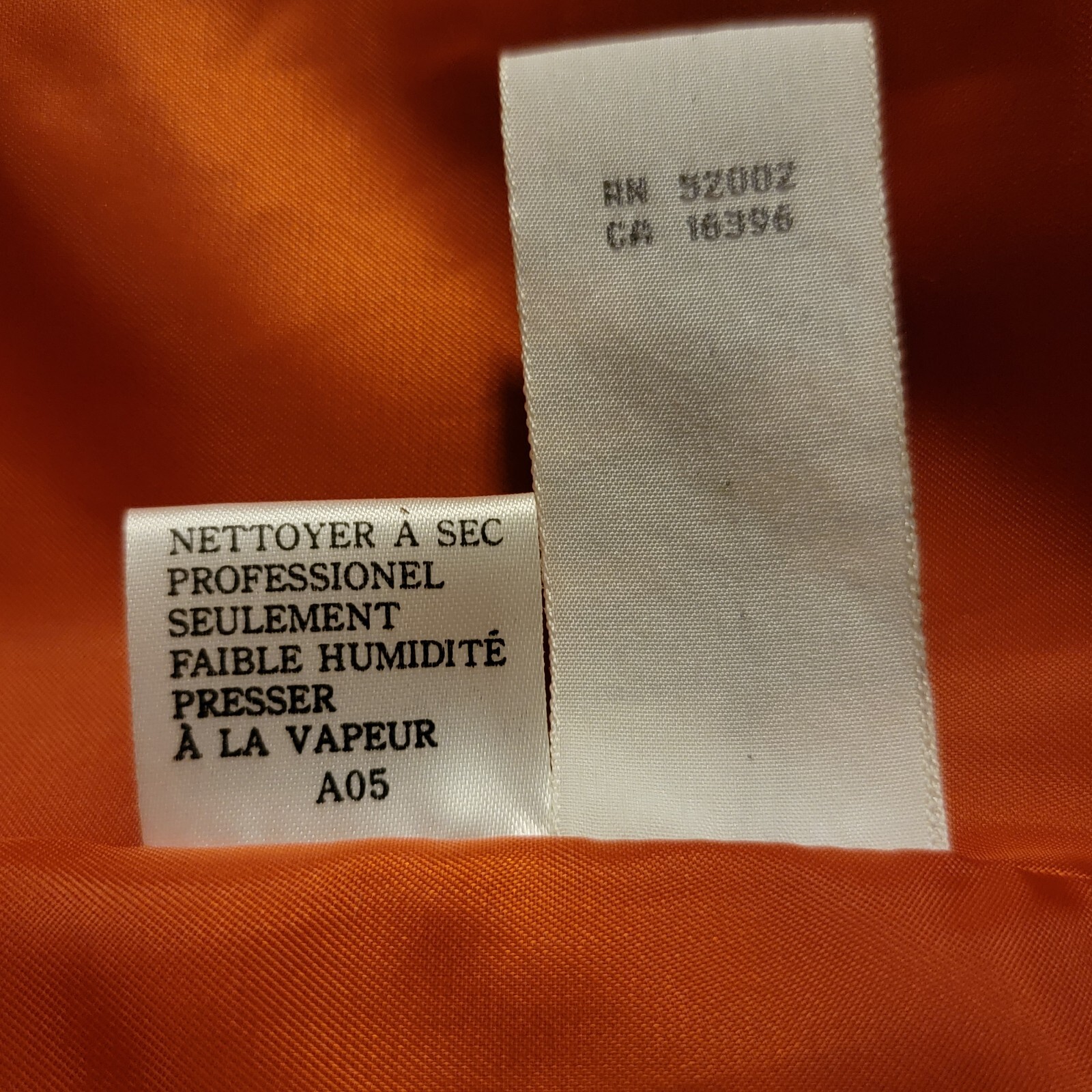 VTG Liz Claiborne Collection Blazer Jacket Women 16 Orange Oversized Lagenlook