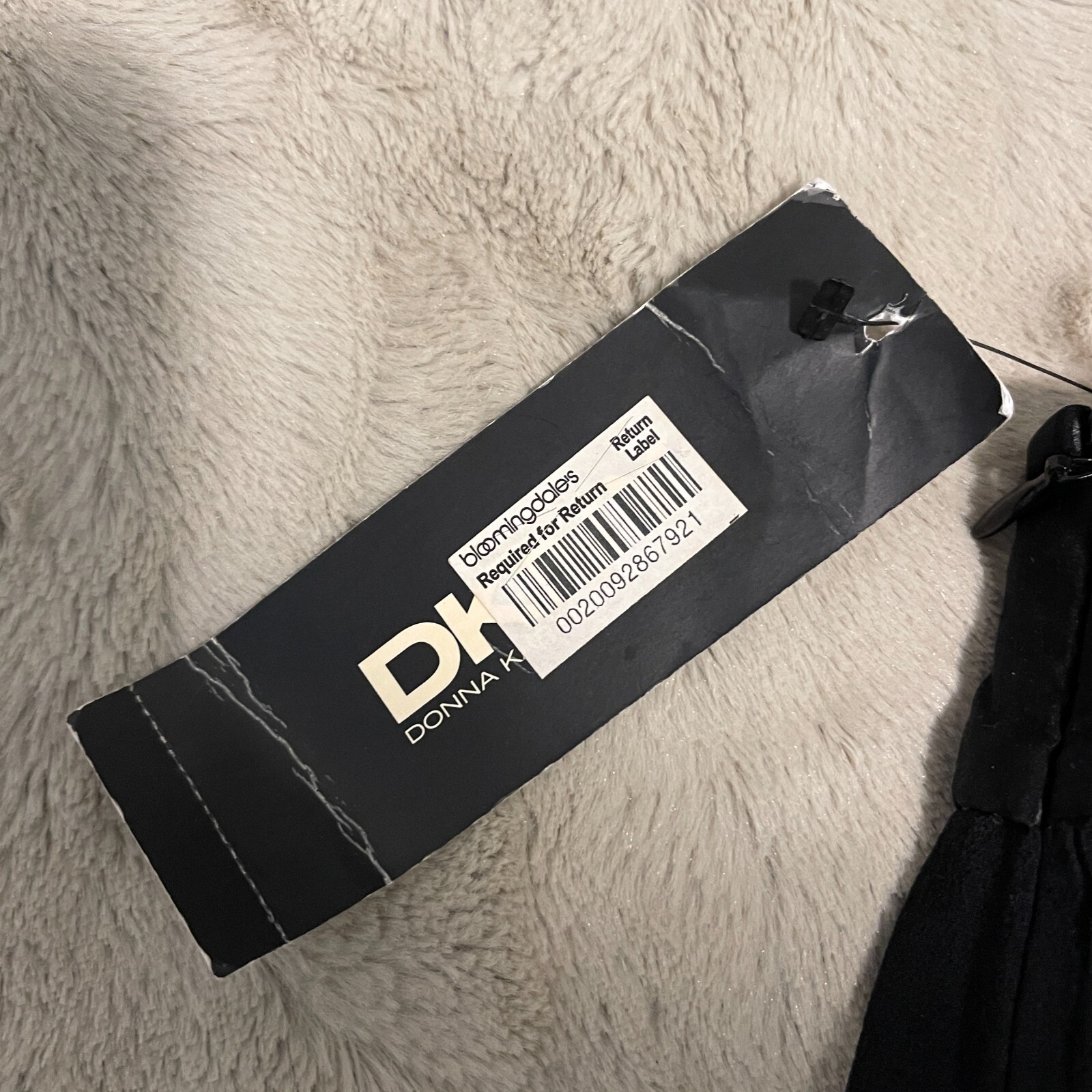 Donna Karan New York Stunning Minimalist Black Silk Bell Skirt sz 6 NWT