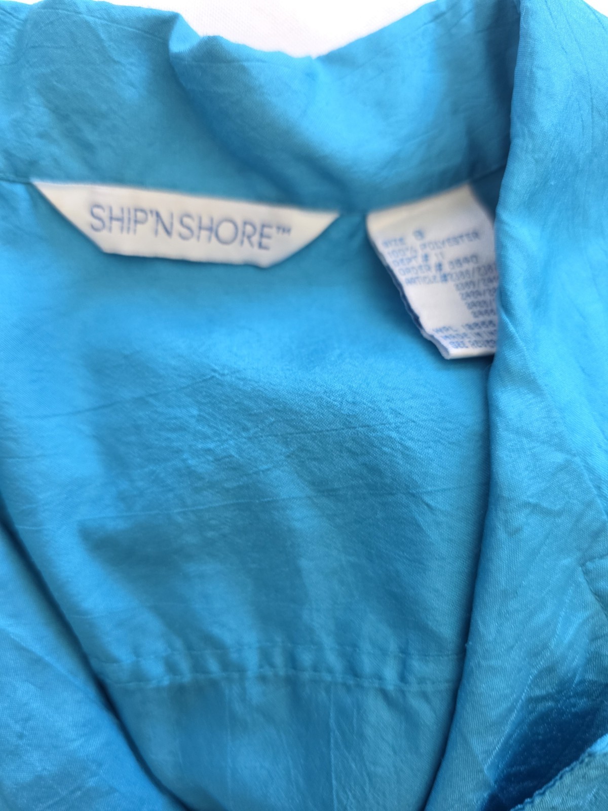 Vintage Ship’n Shore 3 Pack Bundle Short Sleeve Button Retro Blouses Size 8