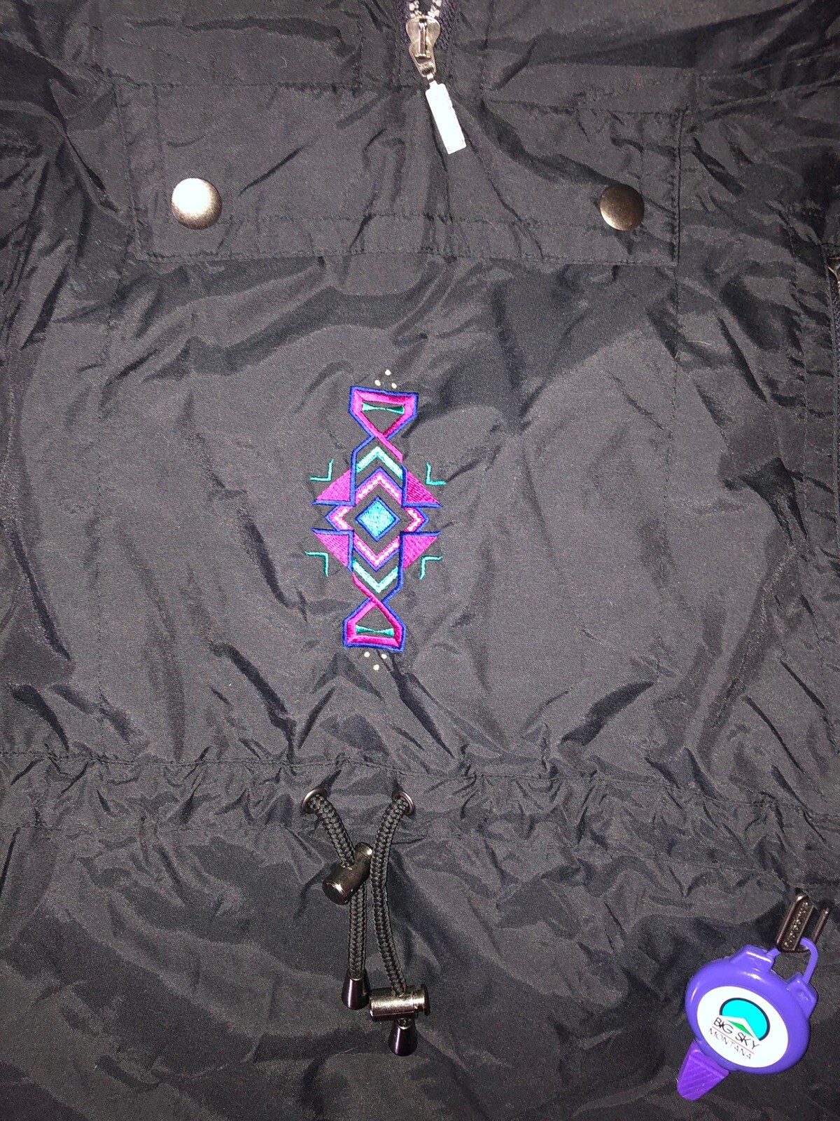 Vintage Ladies Size 8 Medium? Kaelin Snuggler Carly 3/4 Zip Pull Over Ski Jacket