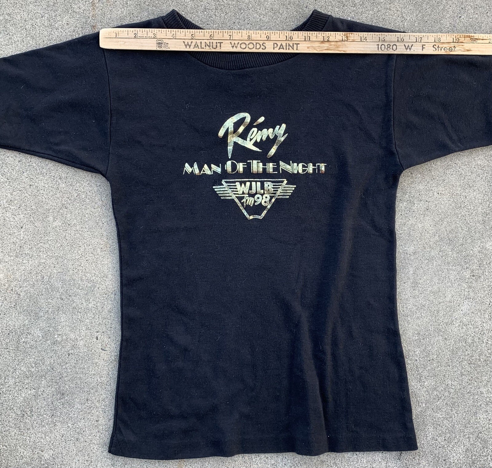 vintage Remy Man Of The Night WJLB fm 98 t-shirt single stitch size L