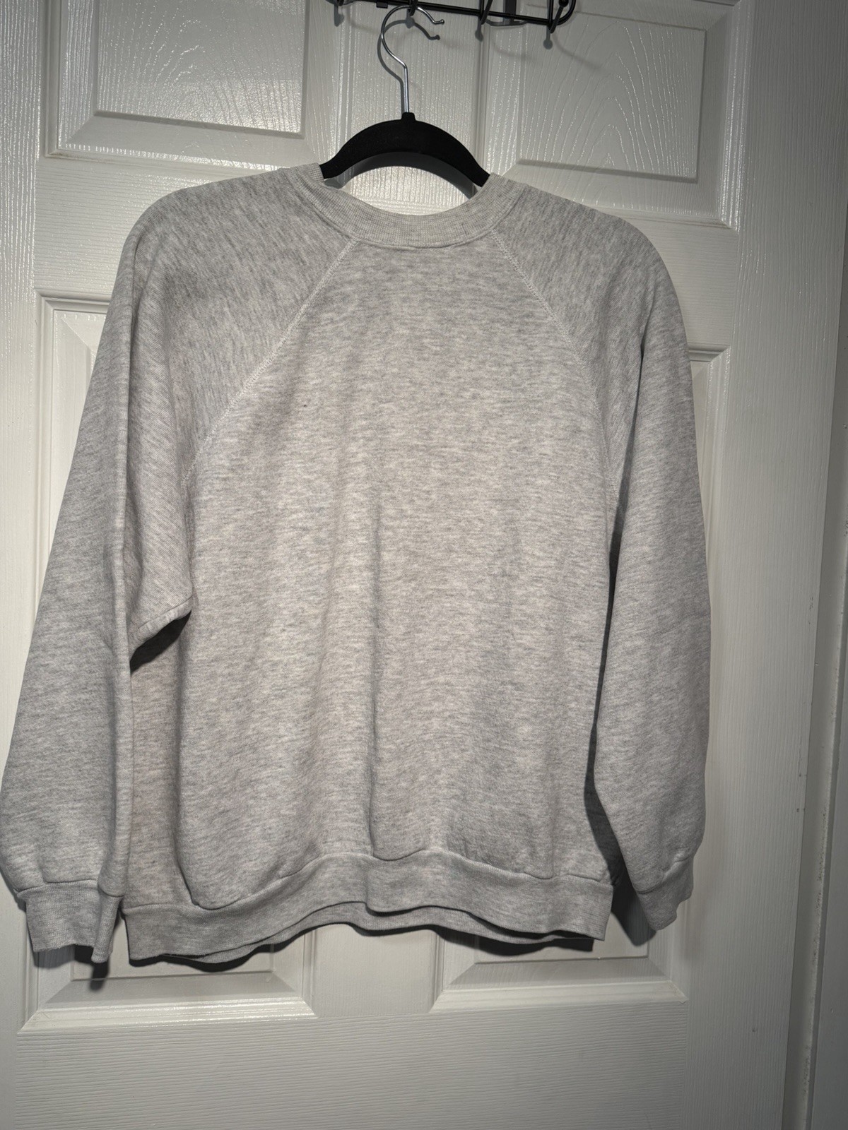 Vintage Crewneck Sweatshirt Womens Size Large Goose Duck Plaid Heather Gray 90’s