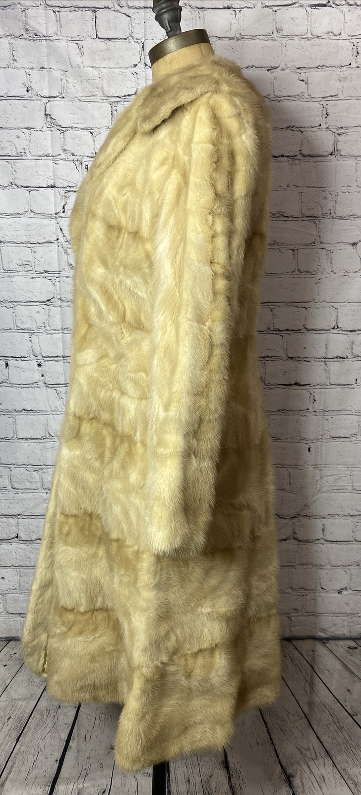 Vtg Fur Coat By GEORGE M. TRAHOS Fur House Athens Greece