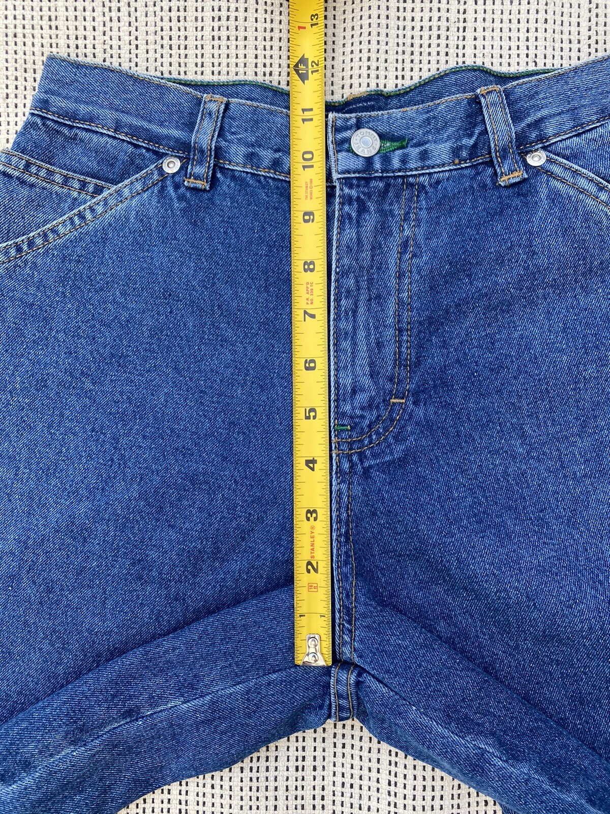 vintage TOMMY HILFIGER DENIM JEANS logo script 2000s 00s Y2K JUNIOR 14 stripe