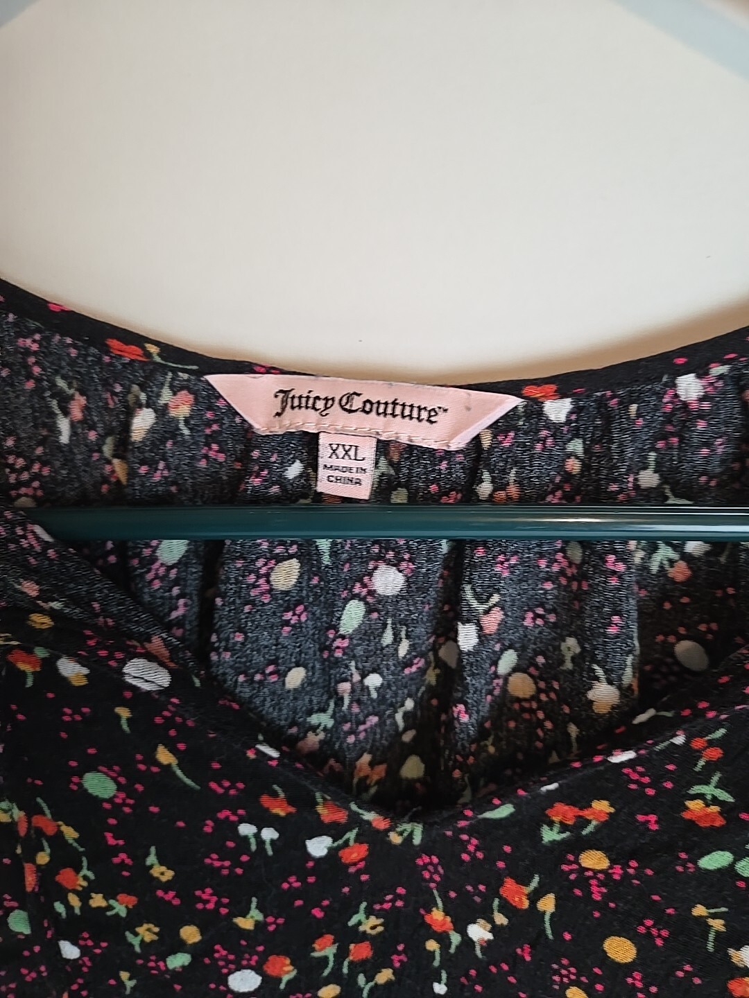 Vintage Y2k Juicy Couture Grannycore Blouse L/s Cottagecore Size 2xl Floral