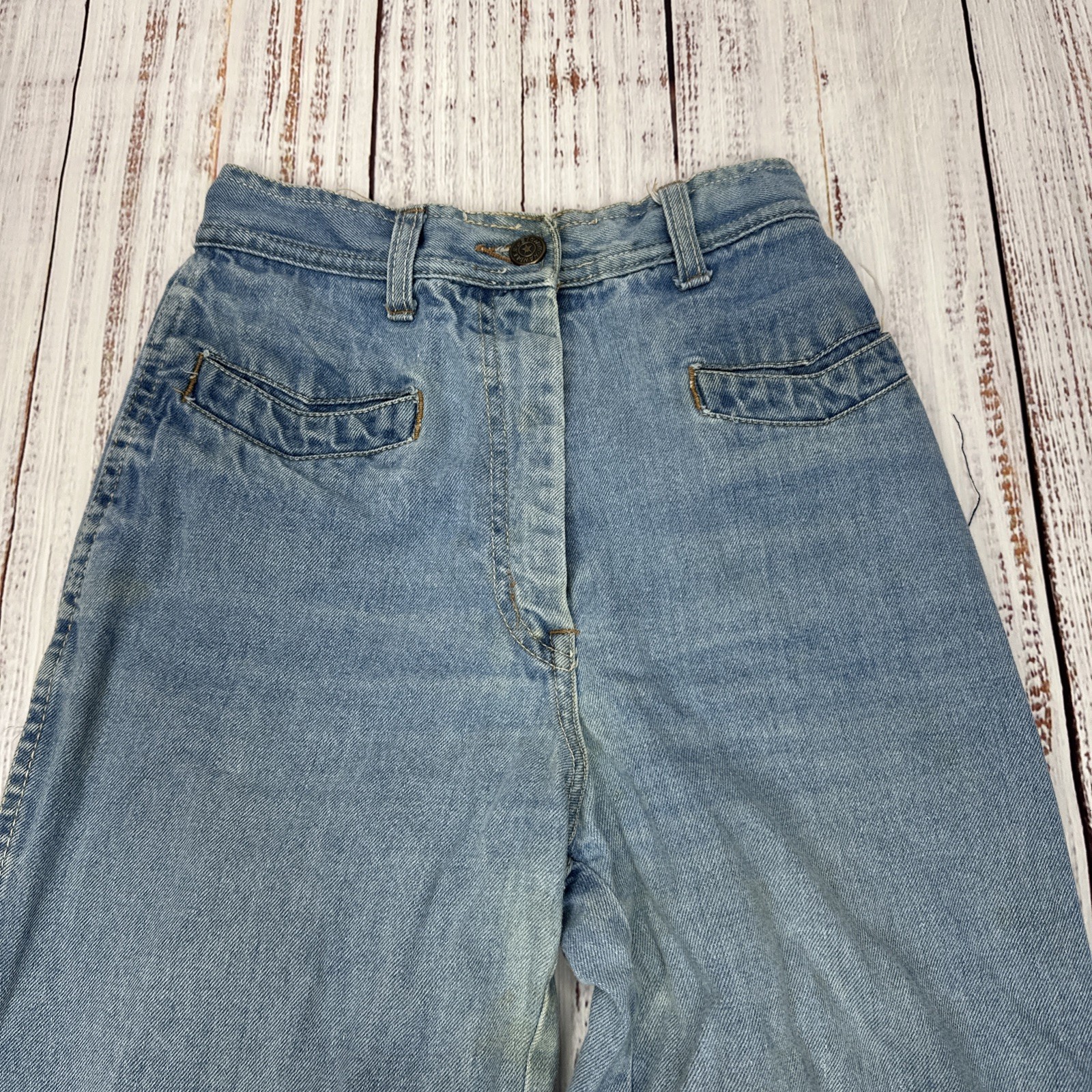 VTG 70’s Texson Bell Bottoms Flared Jeans Women’s Sz 7-8(22×31) High Waist RARE!