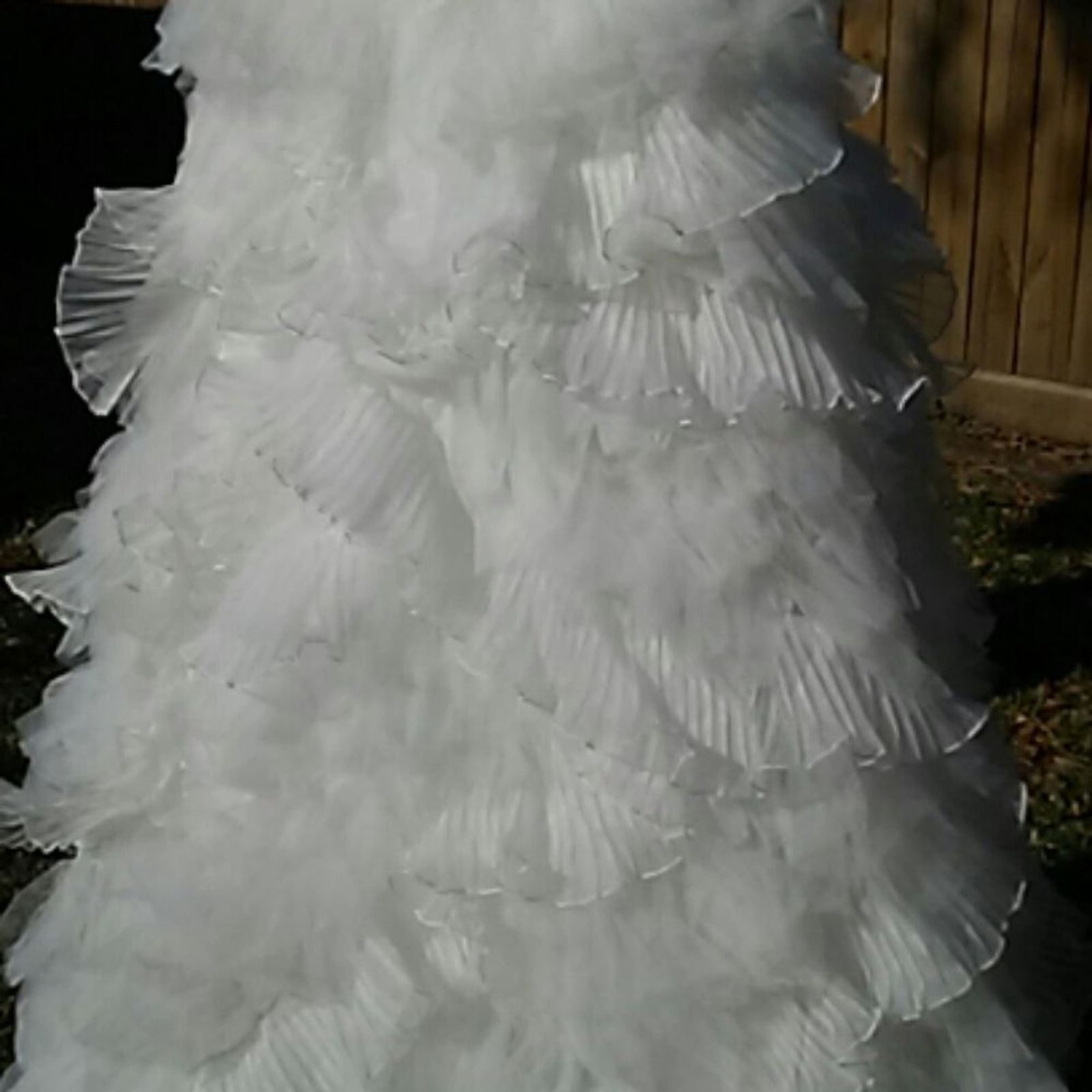 Galina Signature wedding dress with ruffles