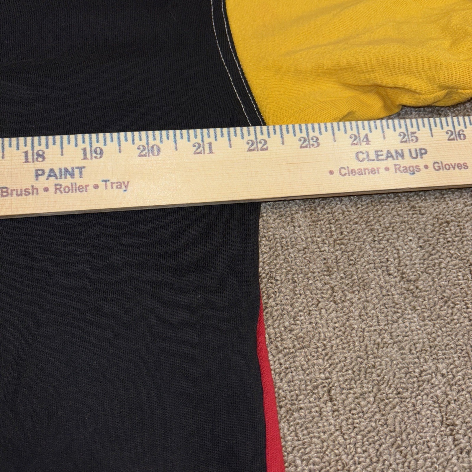 Vintage Contempo Casuals Ladies Sport Rag Long Sleeve Baseball Shirt Small black