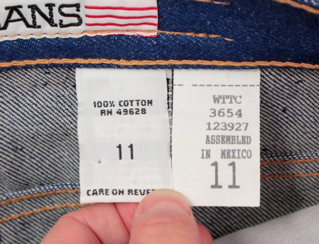 VTG Women’s 80s 90s NOS ZENA Jeans Sz 30″ 1980s 1990s Dark Wash High Waist