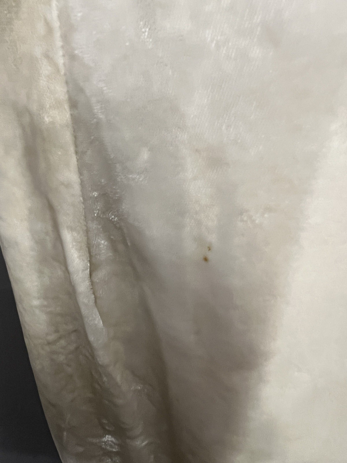 1960’s Ivory Rayon Crushed Velvet Evening Gown – Dress