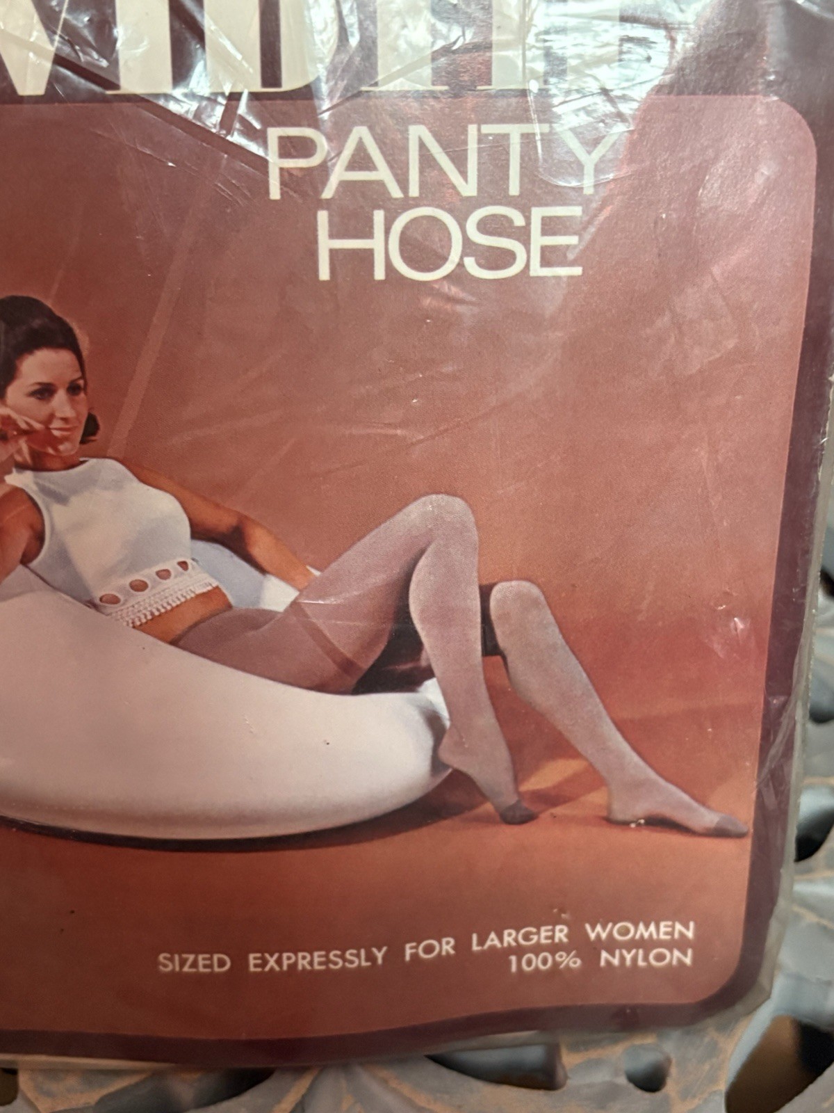 Extra Width PantyHose SPH 40 1X Fits Hips 40-44 Beige Brand New Unsealed NEW