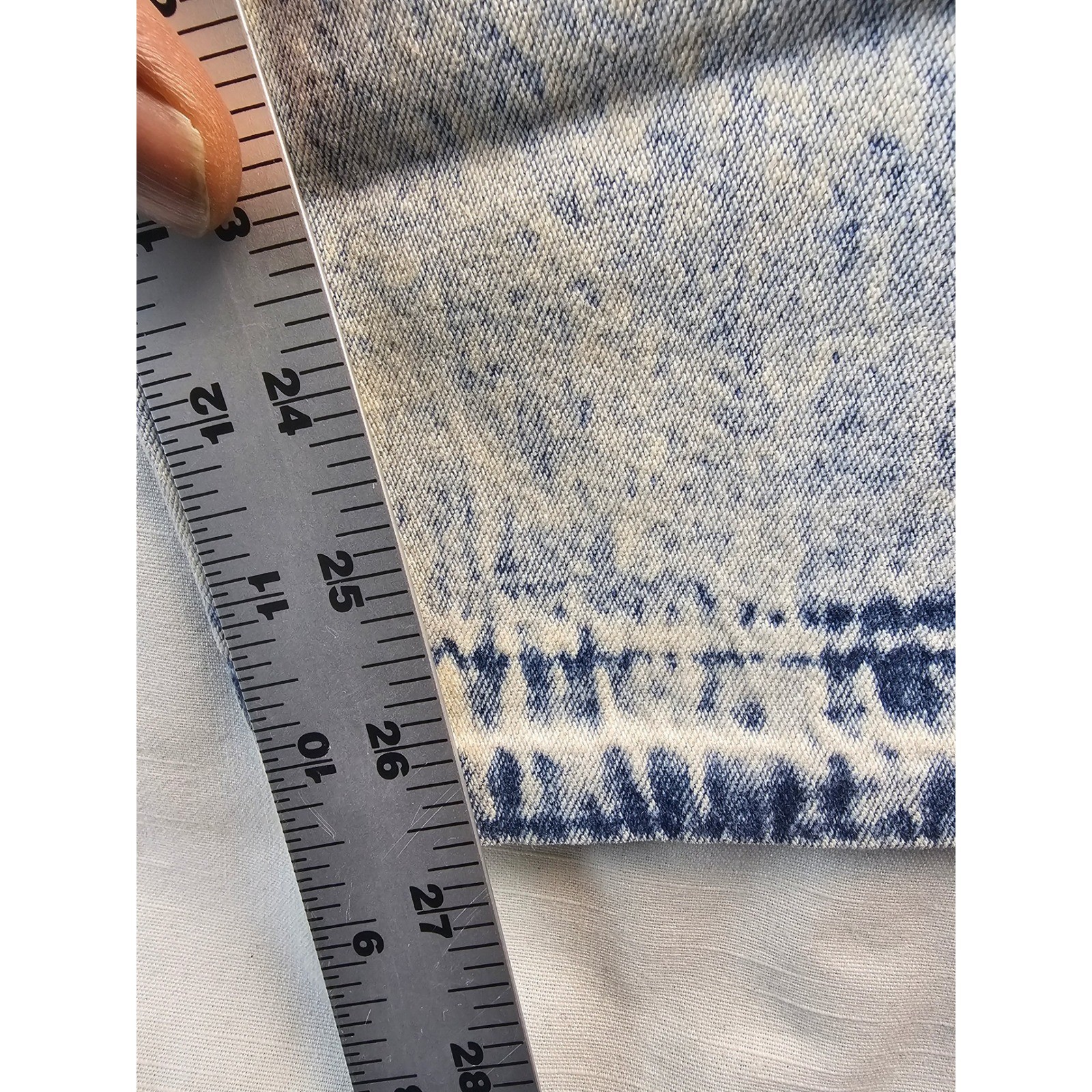 Vintage Zena Acid Wash Jeans Womens 12 Pleated High Waist Made in USA 80s