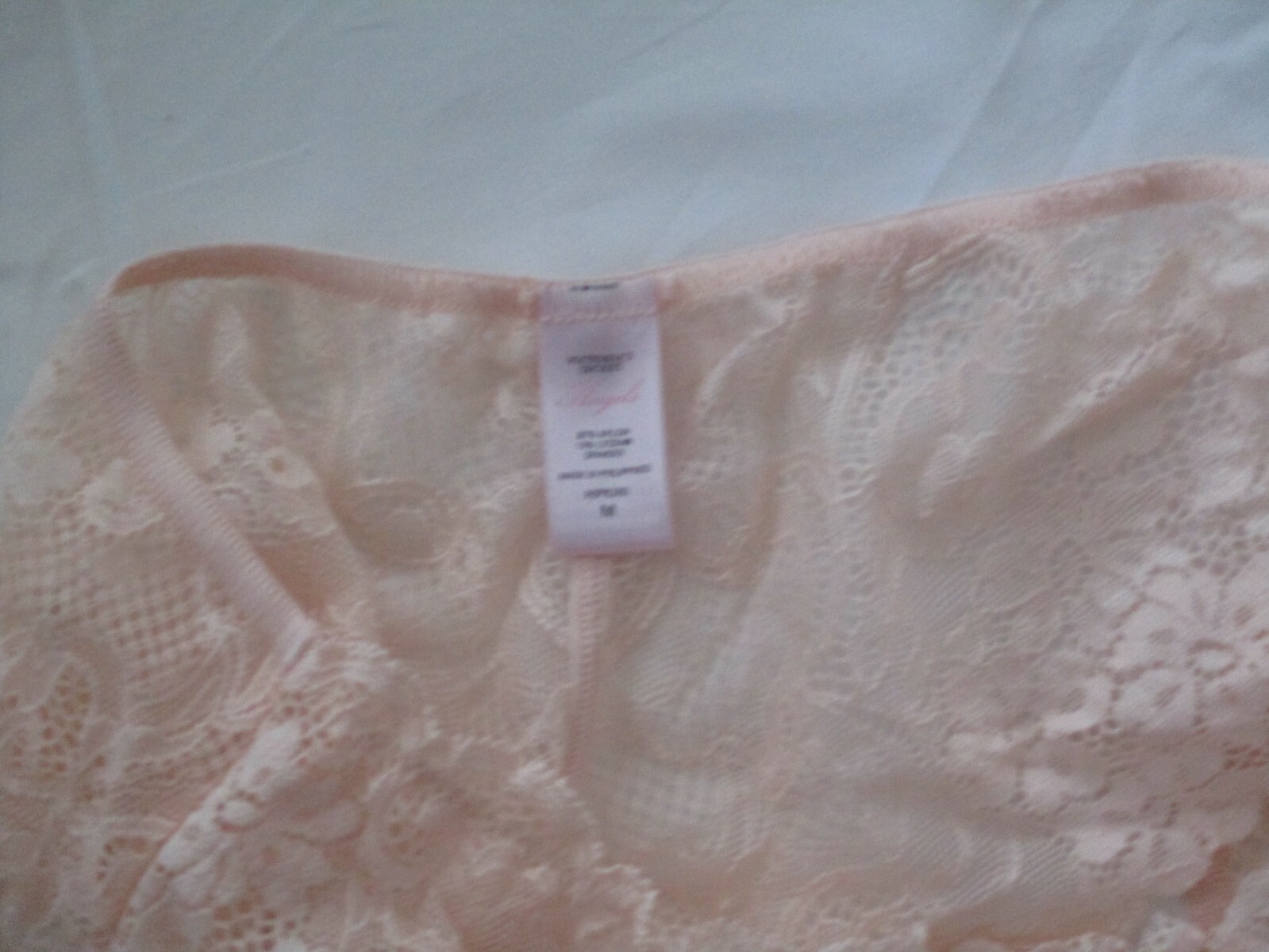 New Victorias Secret Angels Hipkini Panties Size M Lace Flowers 2008 NWOT Panty