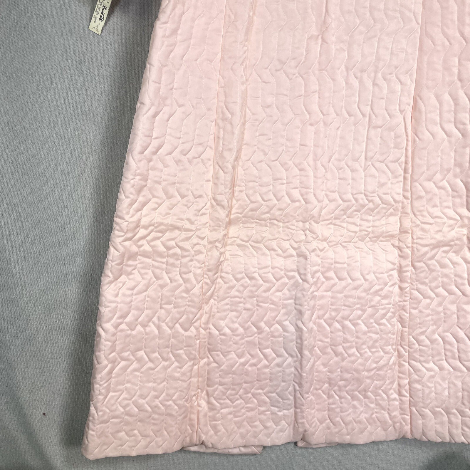 VINTAGE Christian Dior Lingerie Satin Lace Quilted Robe House Coat Sissy NOS!