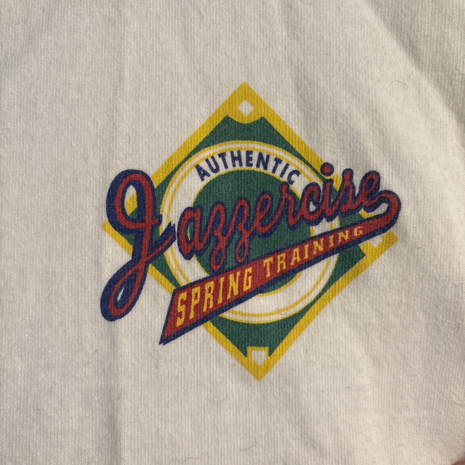 Vintage Jazzercise “Spring training” Jersey, 1980-1990s Size XL