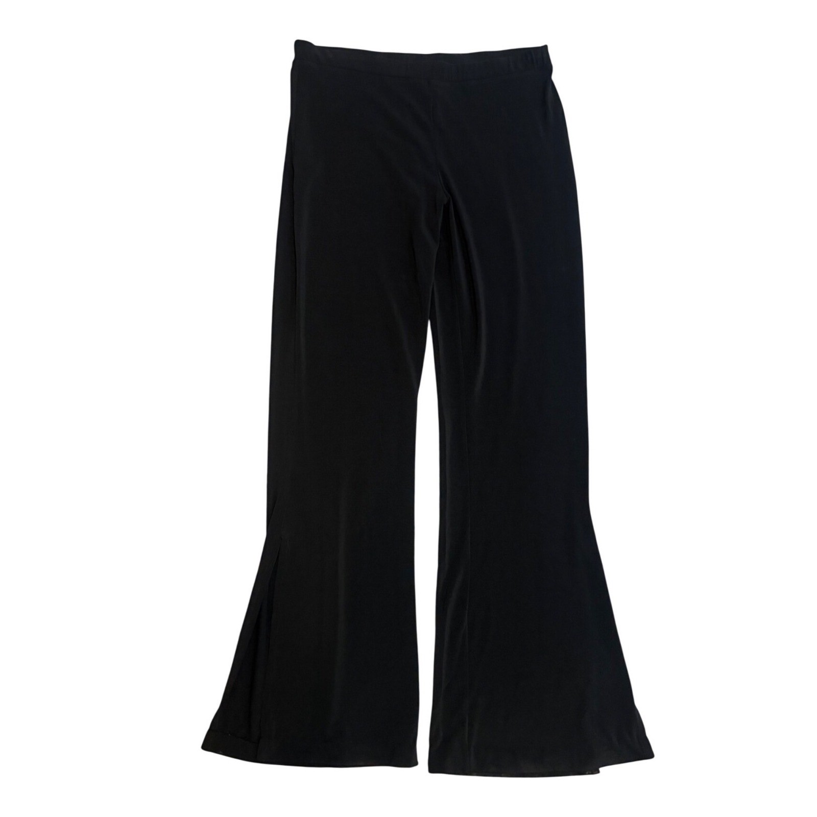 RARE Vintage Isabel de Pedro Mr.Cat slinky Wide Leg Pants W/ Slit Sz 8
