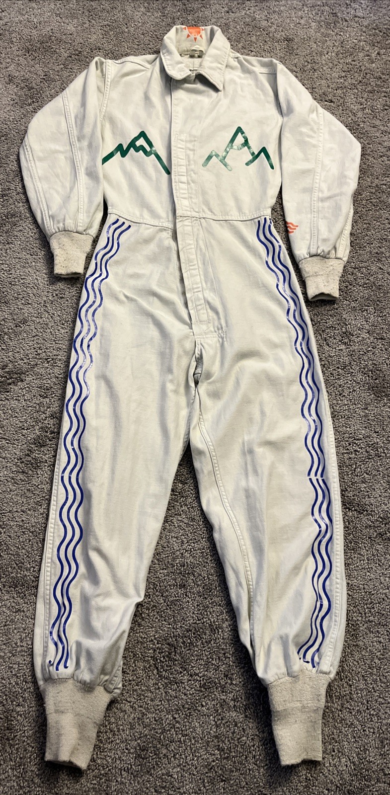 Vintage 80’s USGI Cotton Sateen Type II Jumpsuit Custom Upcycled Canvas