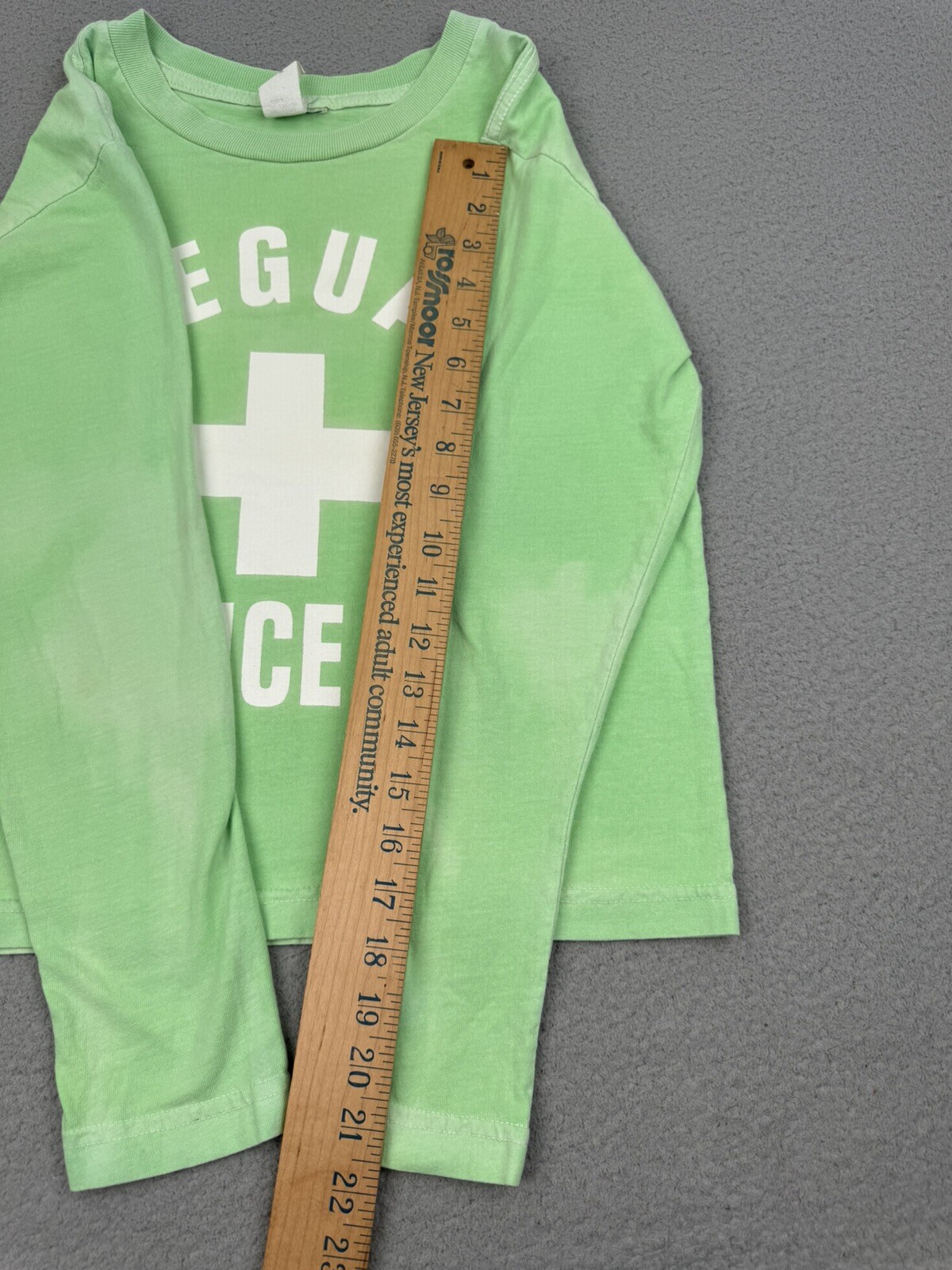 Vintage Lifeguard Shirt Womens Small Green Long Sleeve Venice Beach California