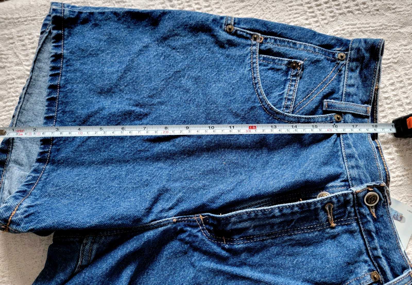 Vintage ZENA Sapphire Denim Jean Shorts Size Missy 18 Mom Grandmacore 80s 90s