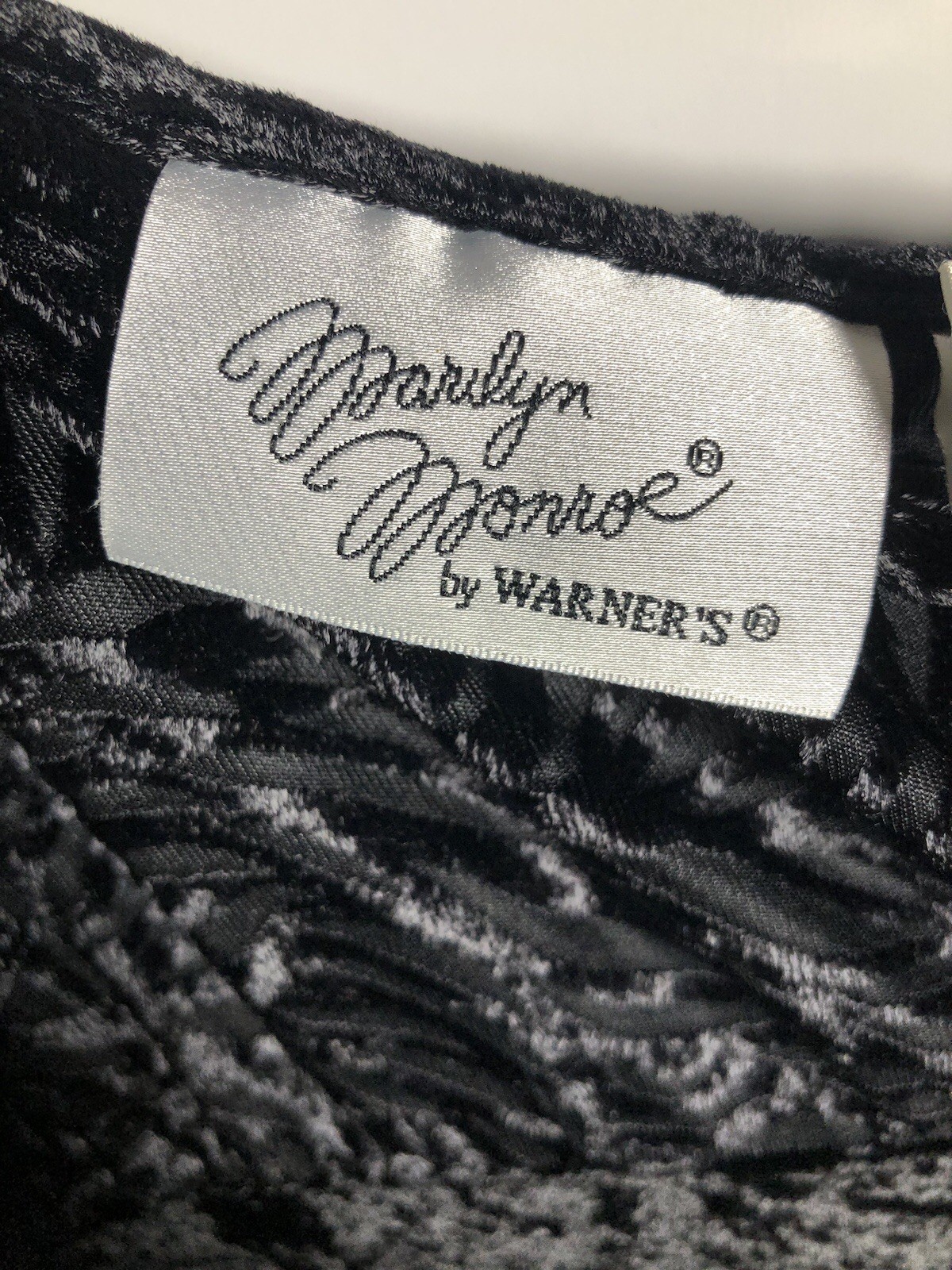 Vtg 90s whimsygoth Witchcore Black Velvet One Shoulder Gown Marilyn Monroe M