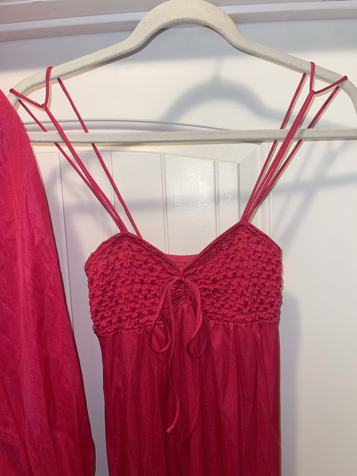 NWT VTG RARE Kayser NYLON SILKY SOFT NYLON Nightgown Robe Set Petite 60’s 70’s