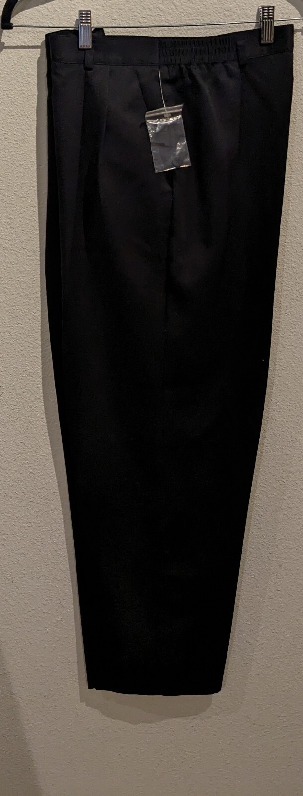 Vintage Liz Baker Pants Women 12 Navy Blue Classic New