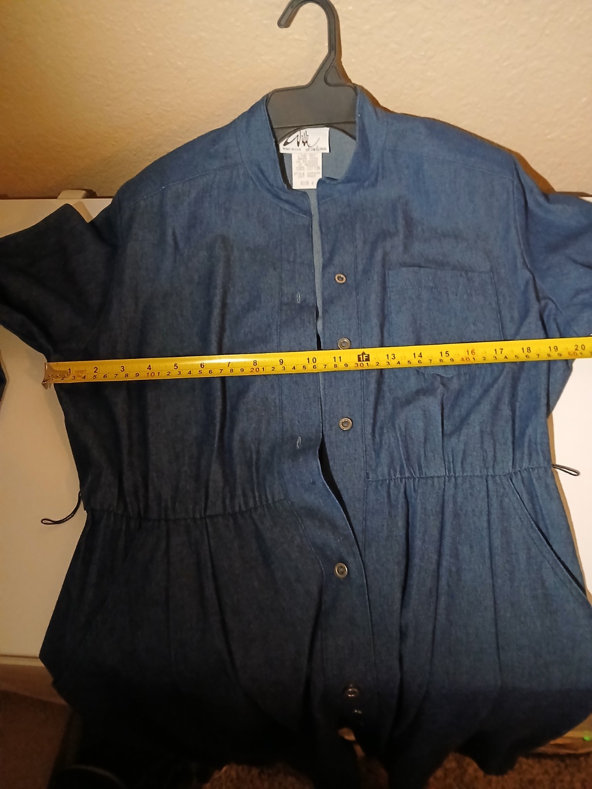 VTG. WILLI Of California Women’s Sz 16 blue long Sleeve Belted long Dress