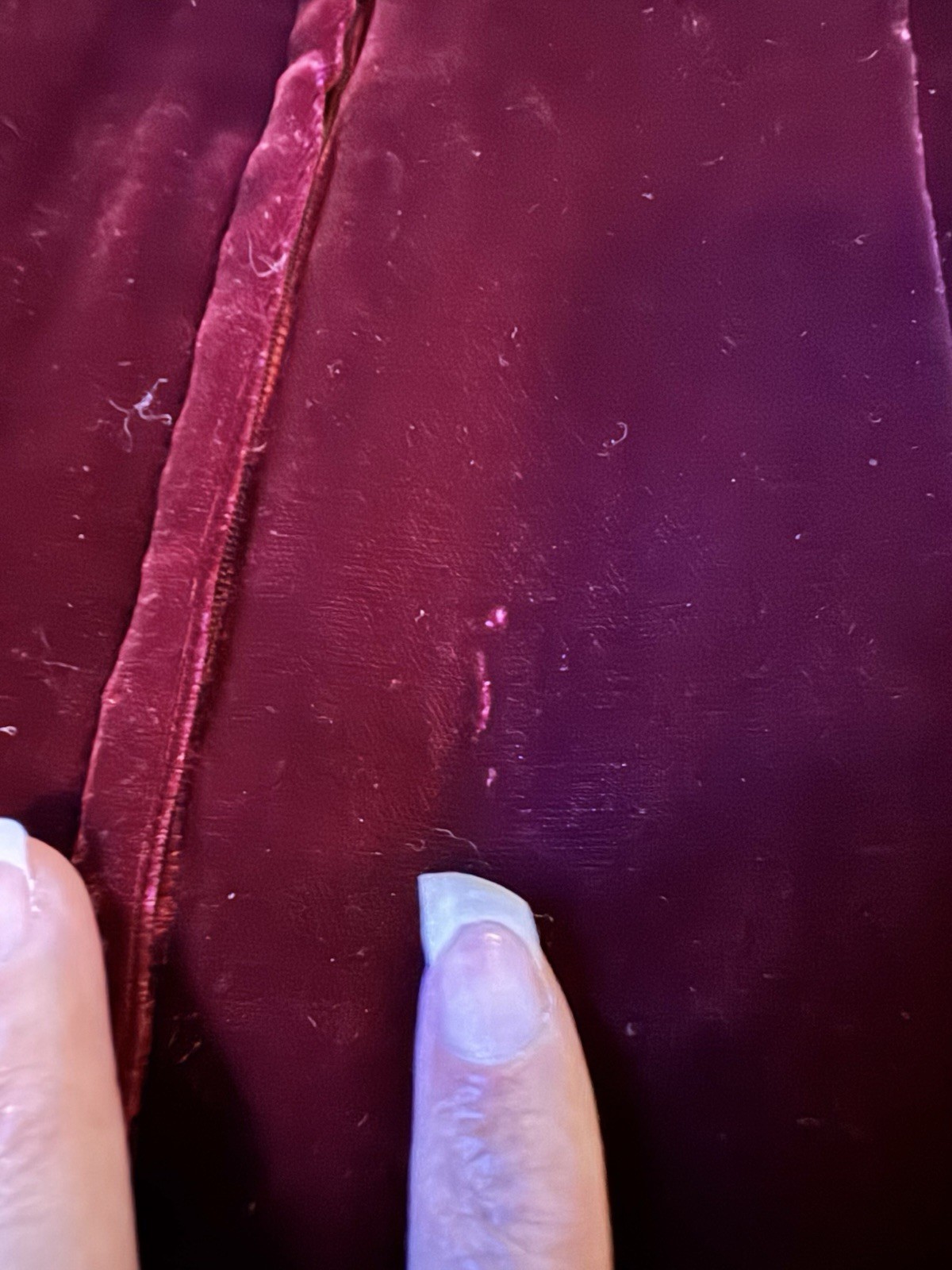 Vtg Victor Costa Strapless Red Burgandy Velvet Dress Bergdorf Goodman S