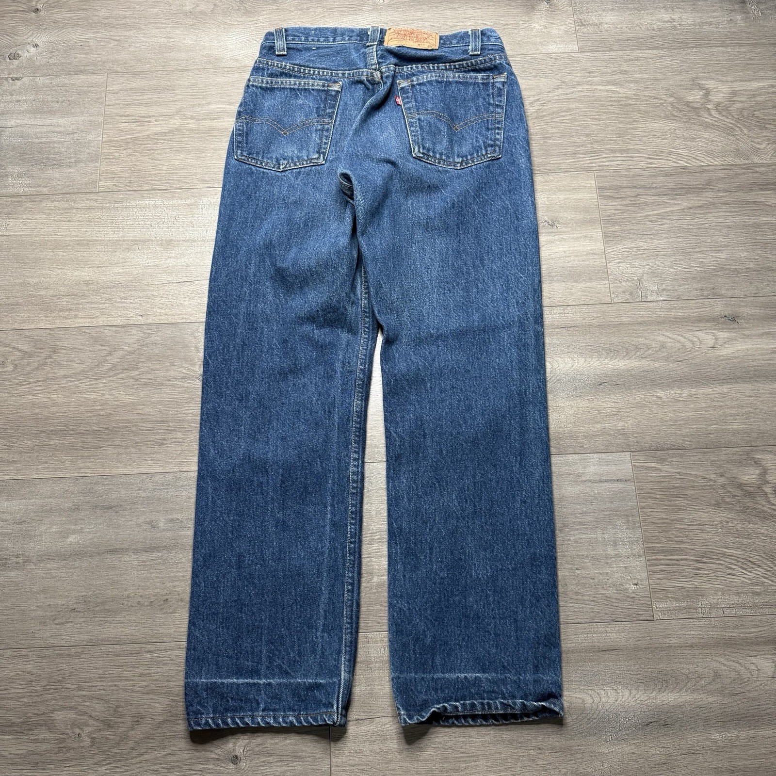 Vintage 90s Levis 501 Button Fly Jeans 28 x 27 Straight Made In USA