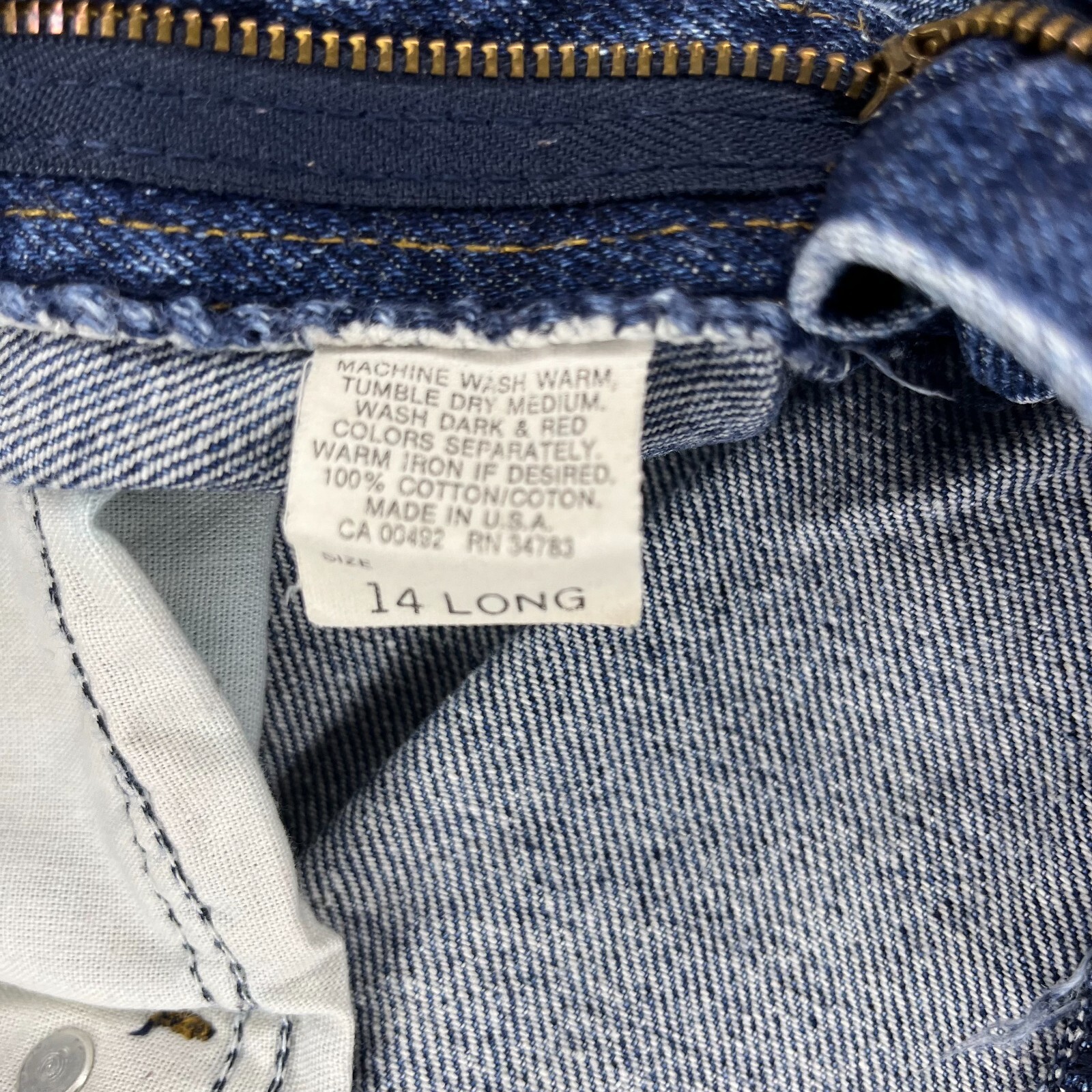 Vintage Lee Riders High Waist Tapered Leg Size 14 (31×28) USA Made