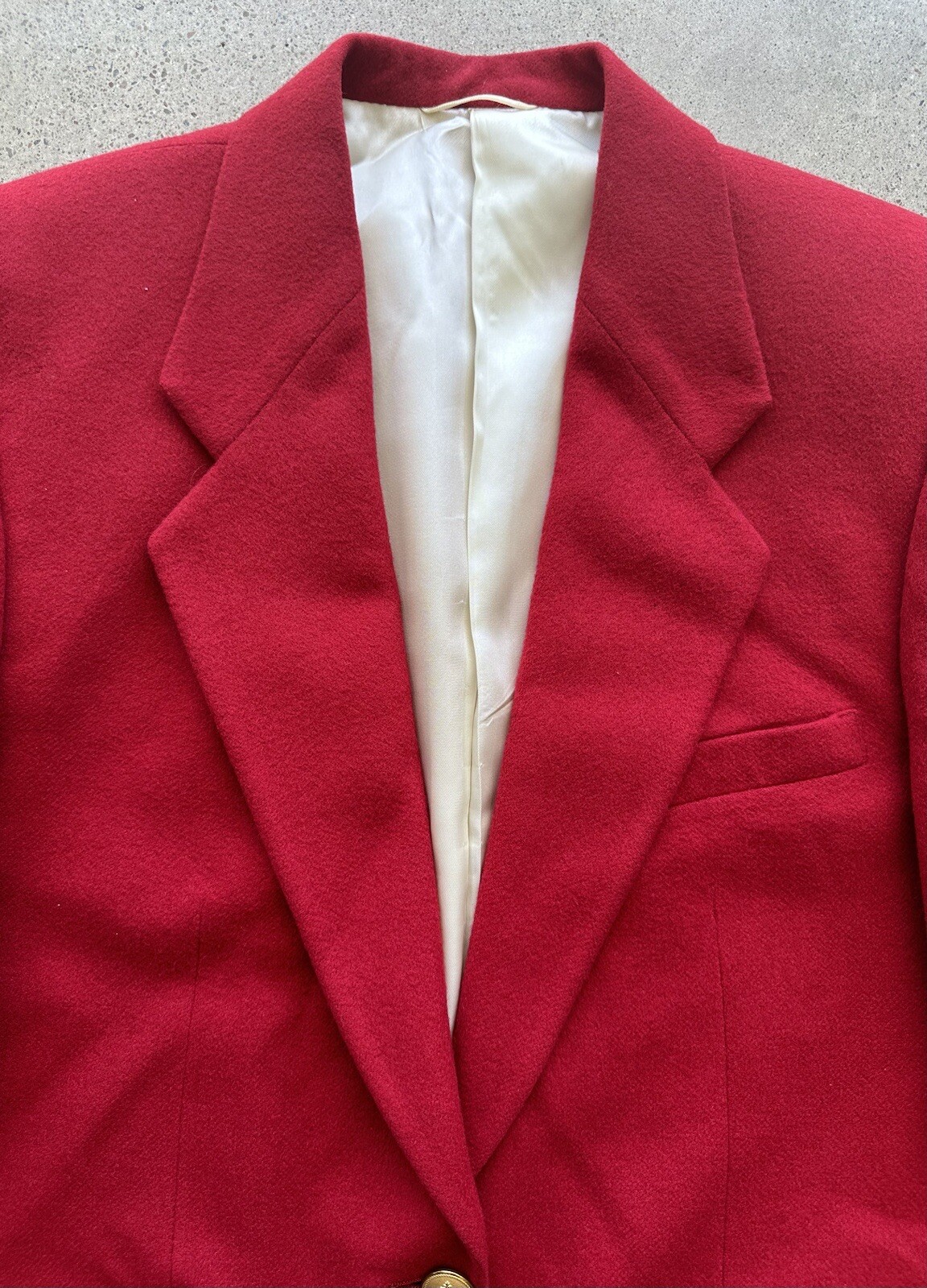 Vintage Pietxafes for Studio 121 Red 4-Pocket Blazer USA Made See Measurements